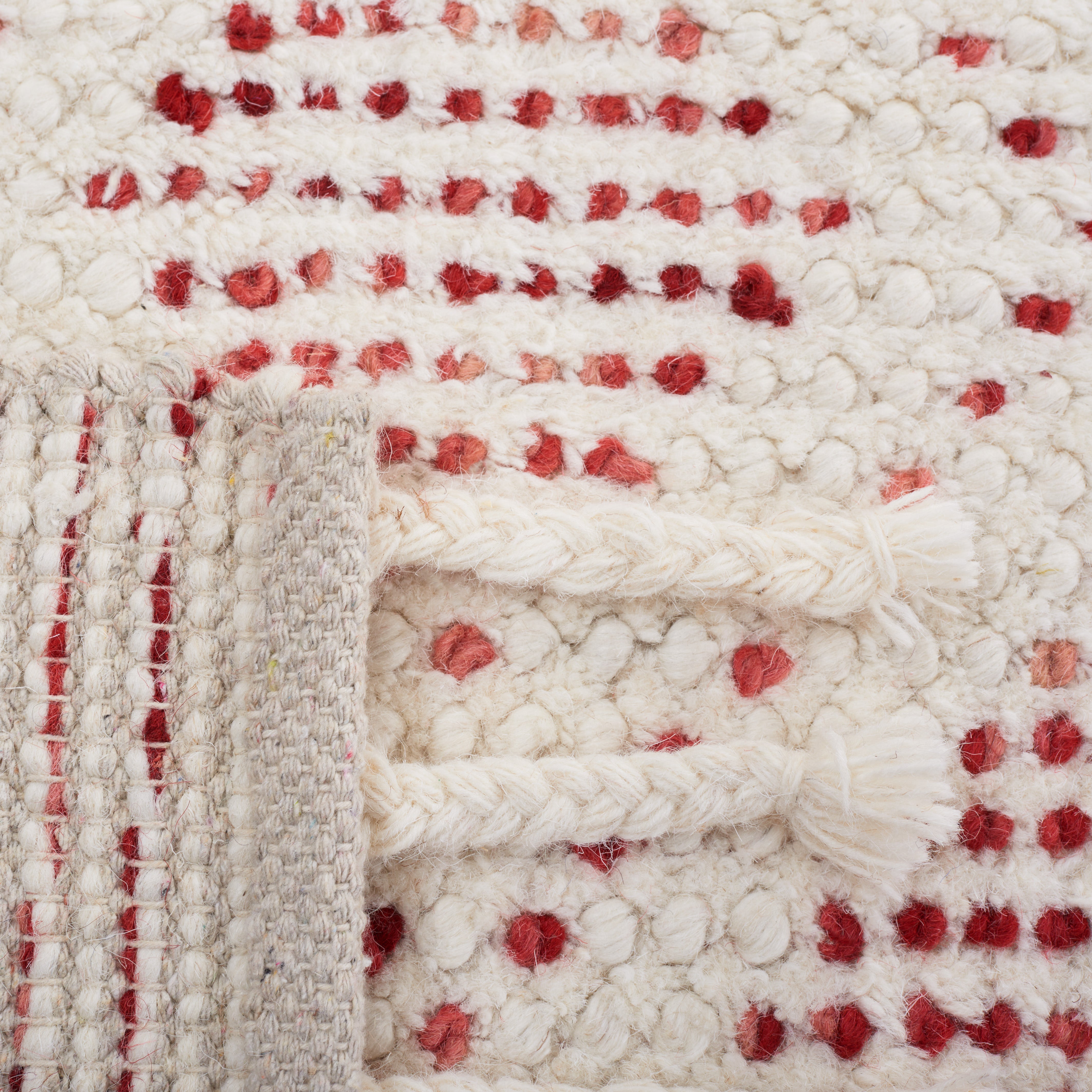 IVORY / RED