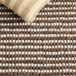 IVORY / RUST BROWN