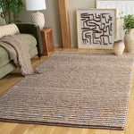 IVORY / RUST BROWN