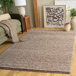 IVORY / RUST BROWN