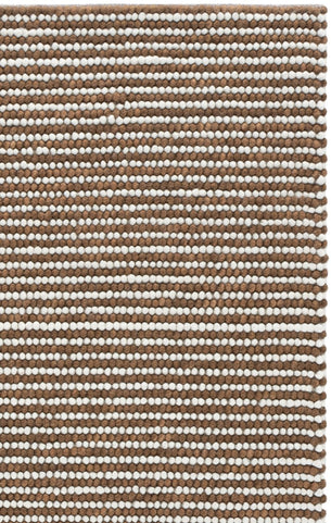 IVORY / RUST BROWN