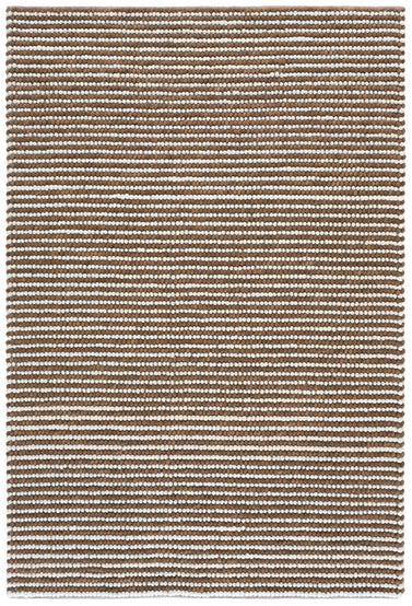 IVORY / RUST BROWN