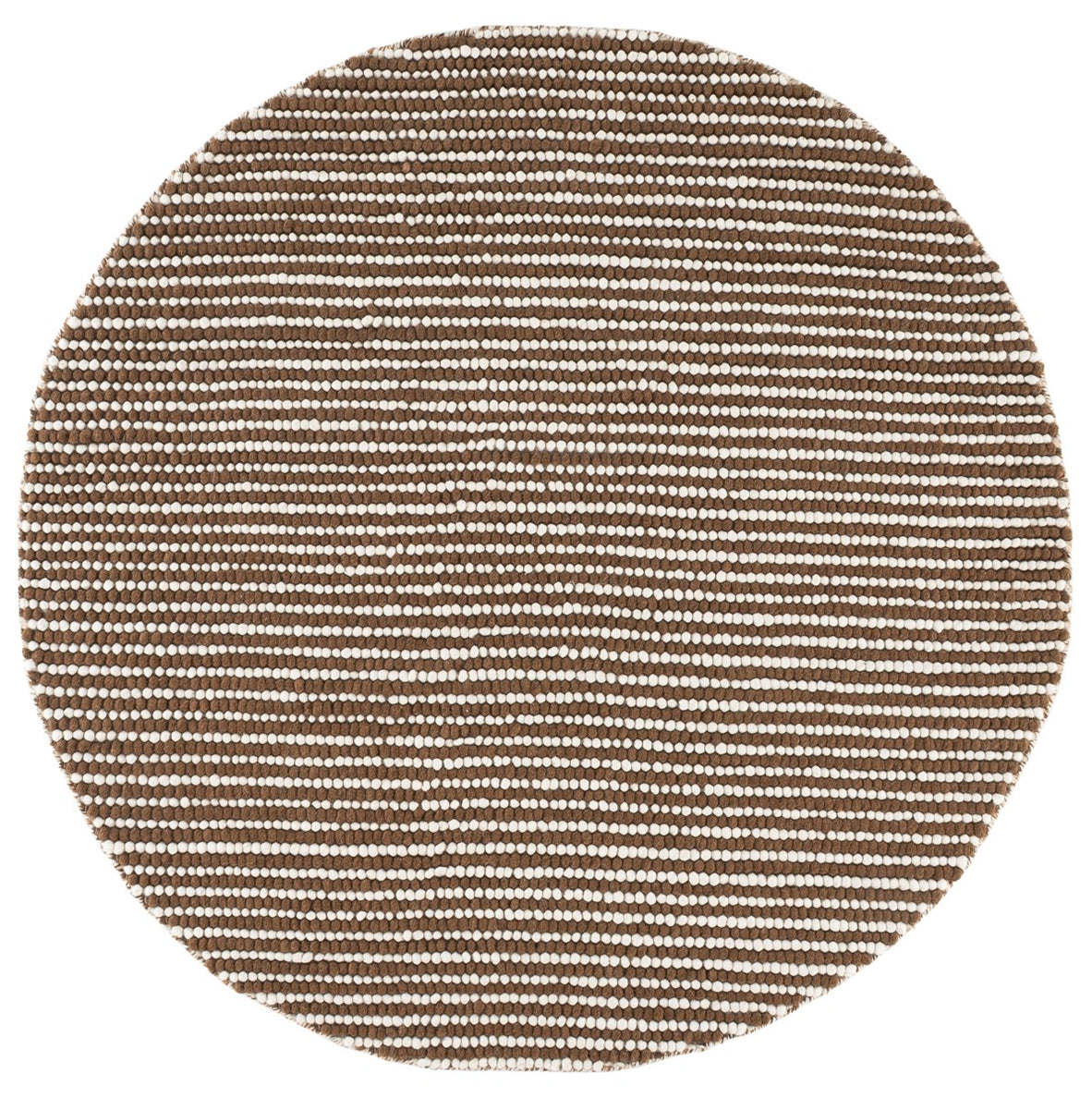 IVORY / RUST BROWN