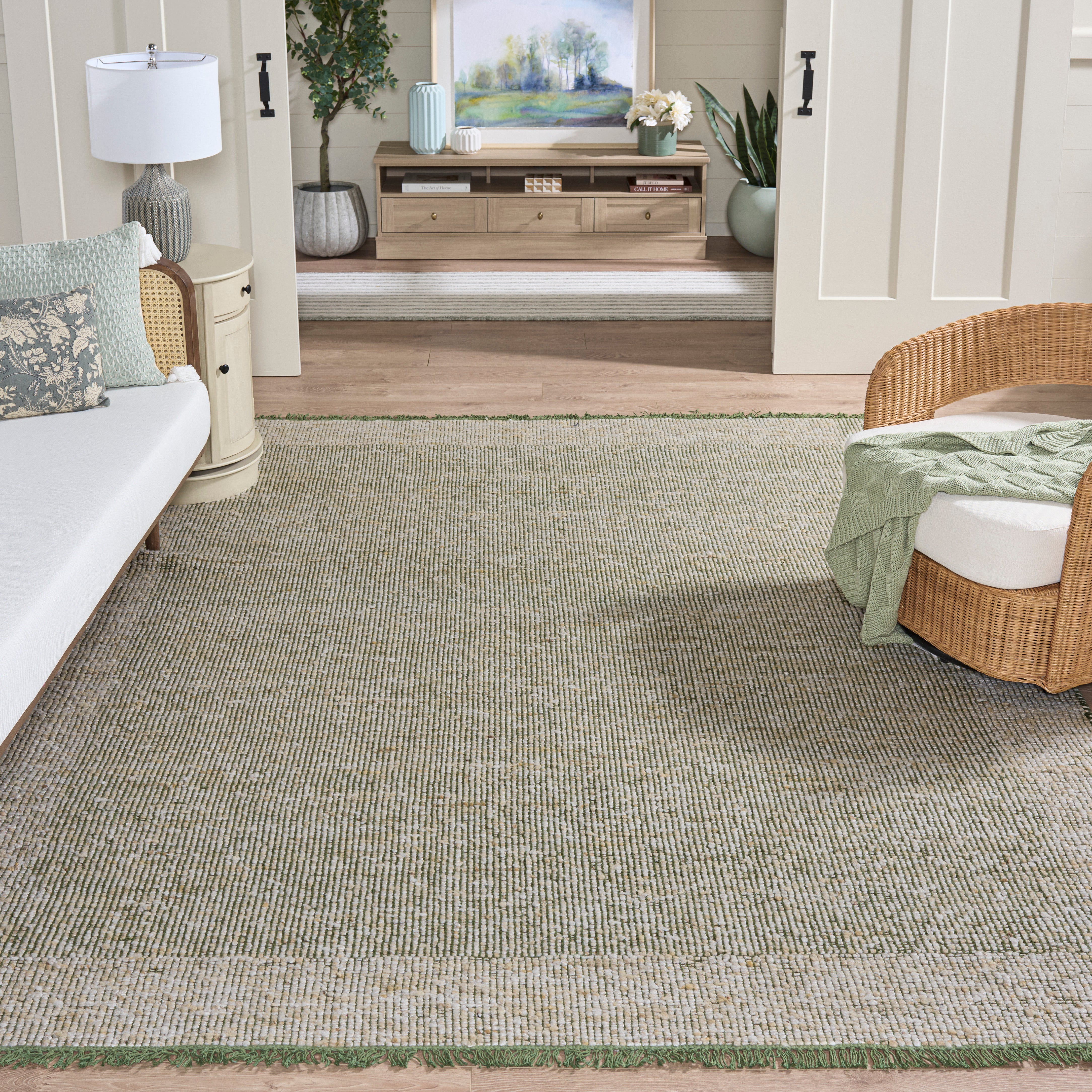 GREEN / IVORY