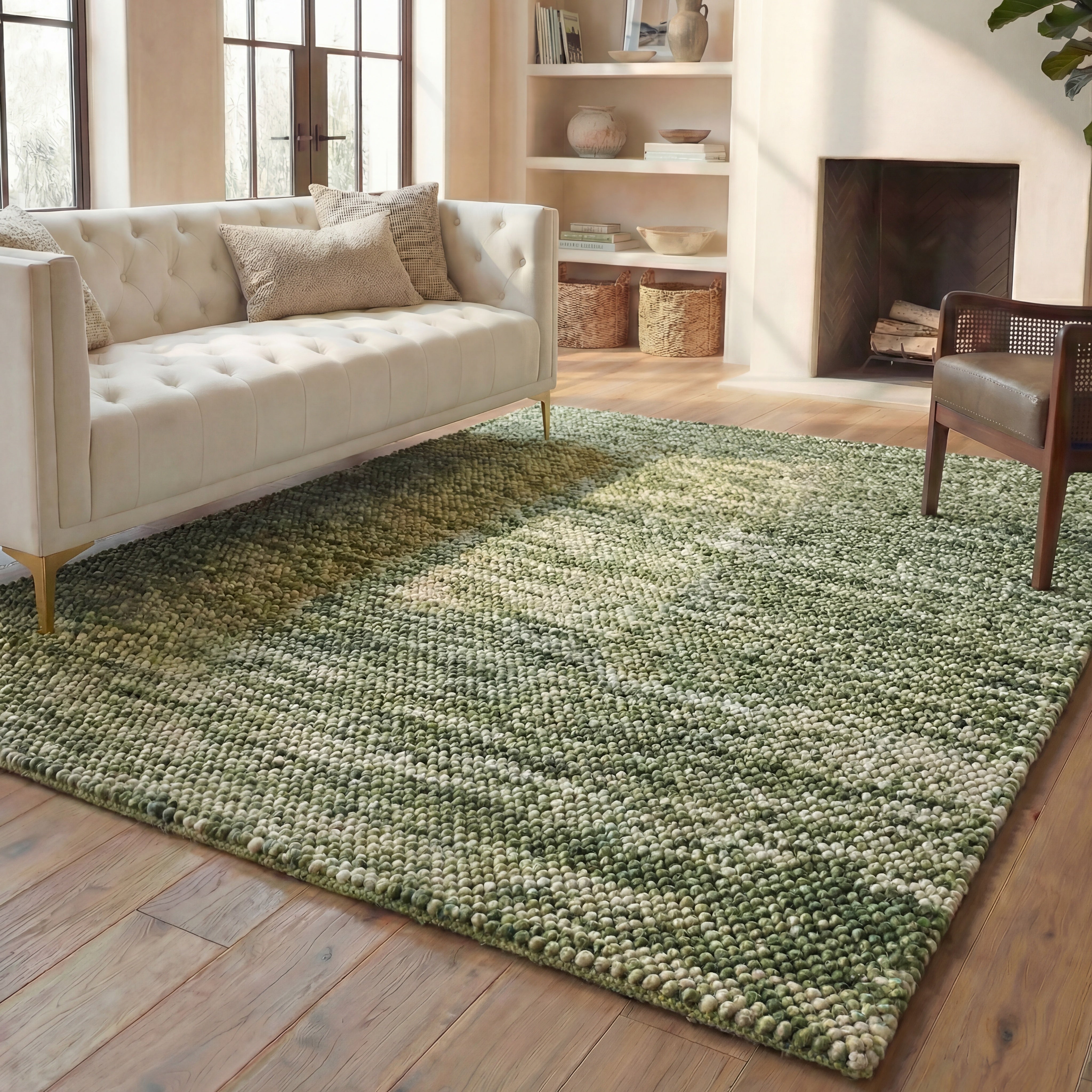 GREEN / IVORY