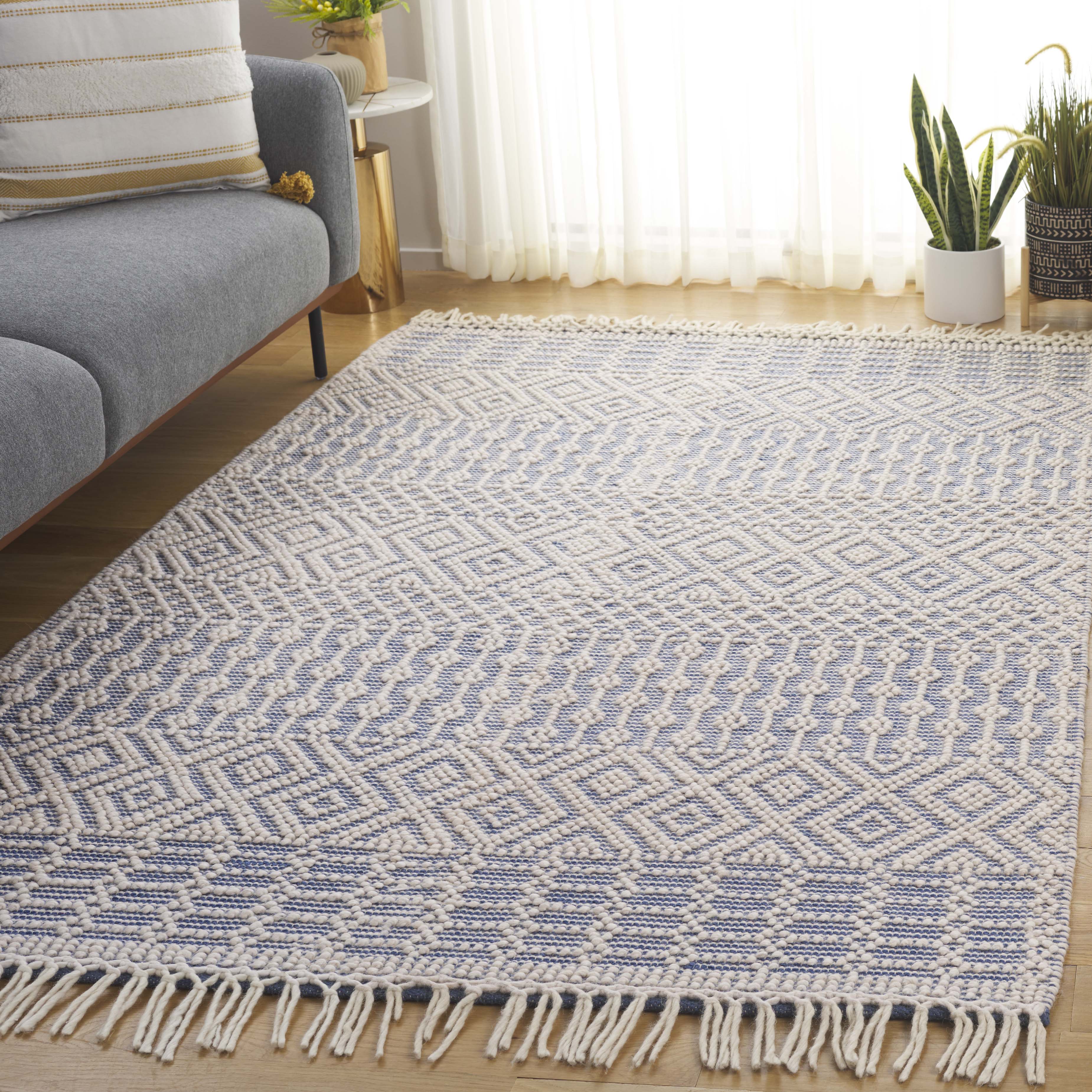IVORY / BLUE