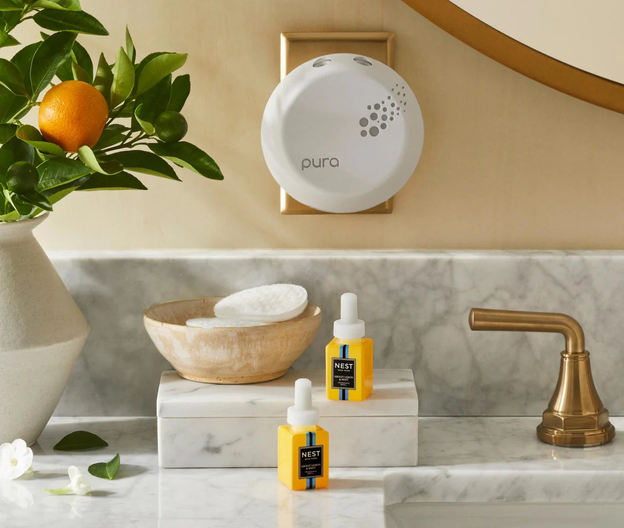 NEST New York Amalfi Lemon & Mint Refill for Pura Fragrance Diffuser - Thumbnail 3