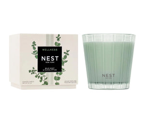 Wild Mint & Eucalpytus 3-Wick  21.2 oz Candle by Nest New York