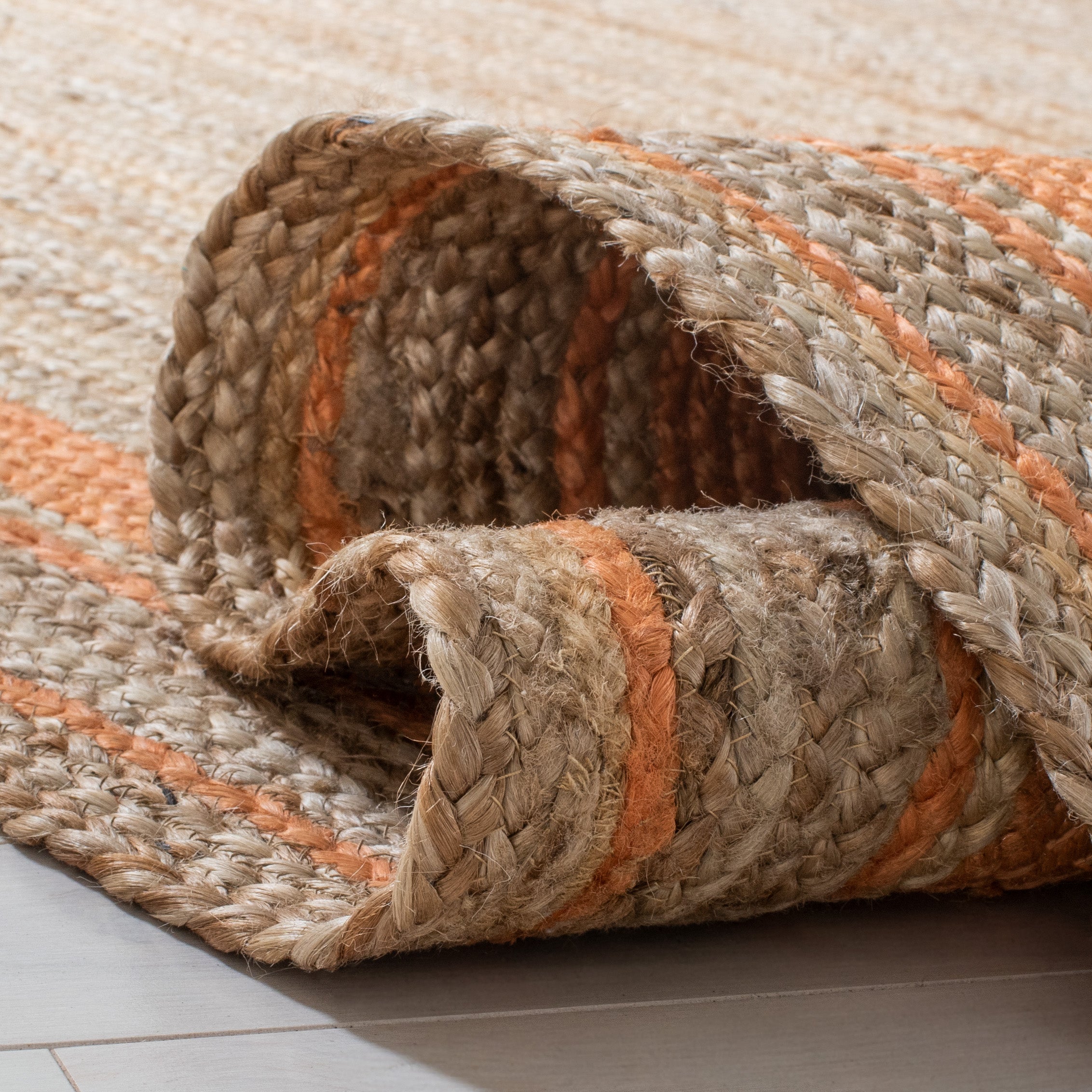 NATURAL FIBER 109 – ORANGE / NATURAL