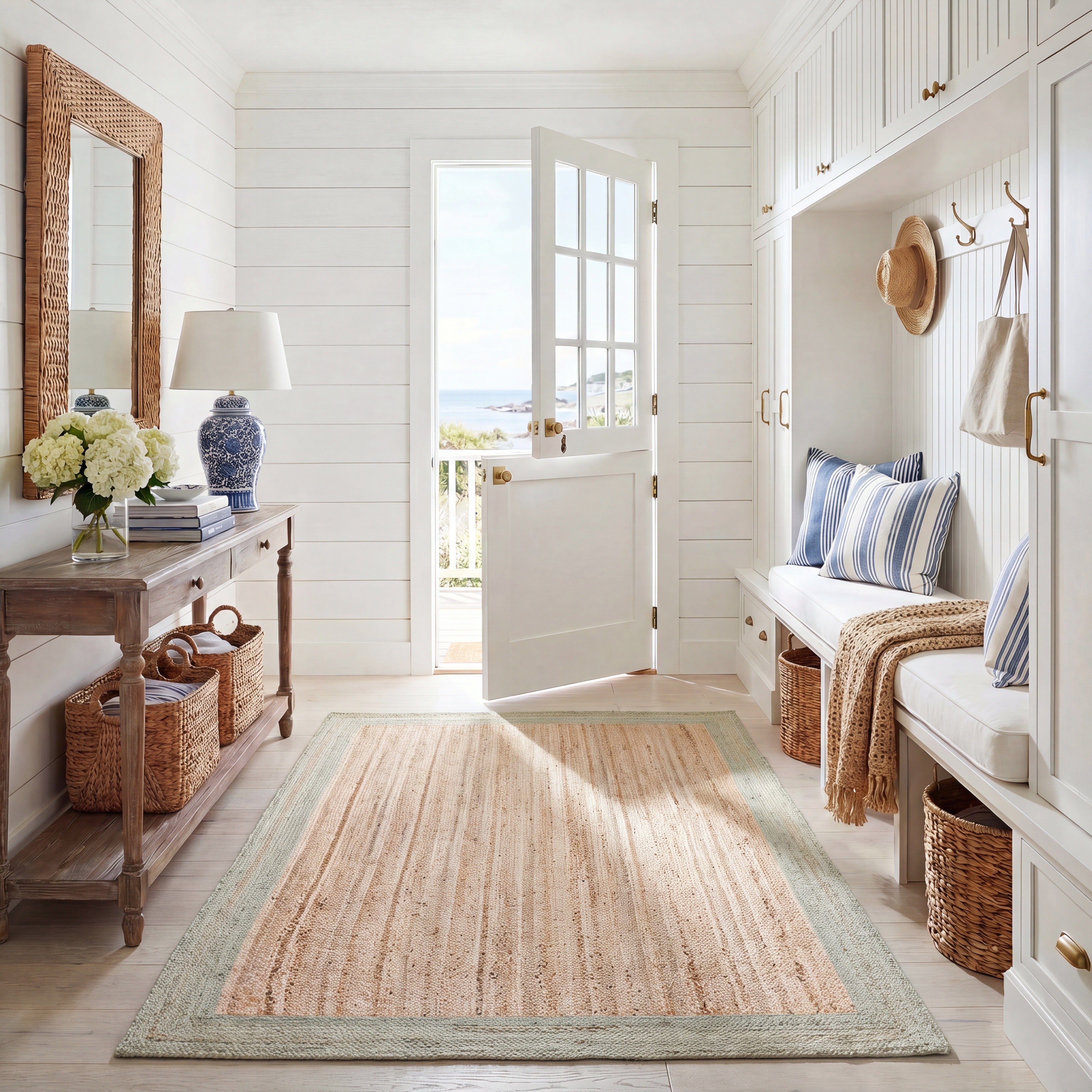 NATURAL FIBER 109 – GREEN / NATURAL
