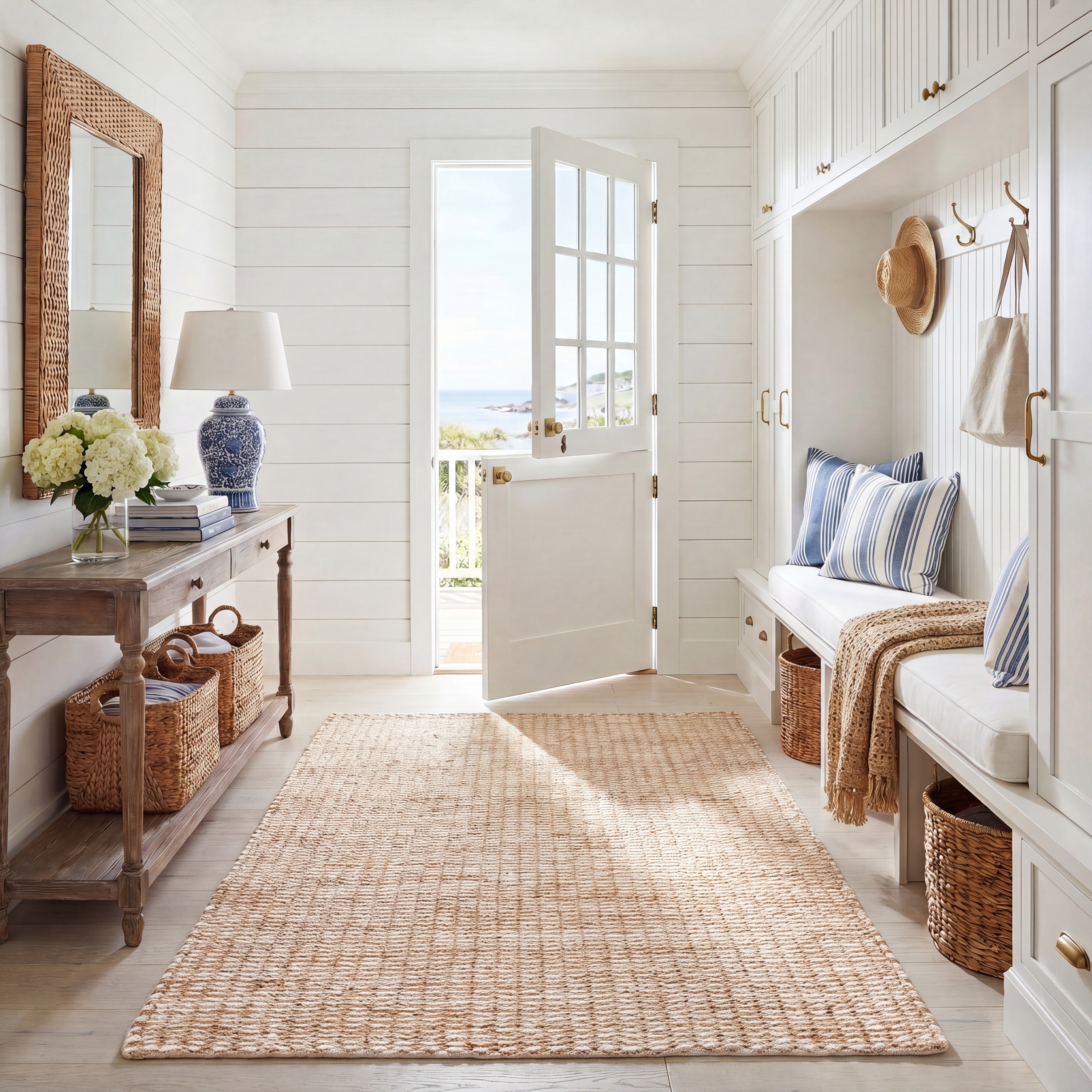 NATURAL FIBER 110 – NATURAL / IVORY