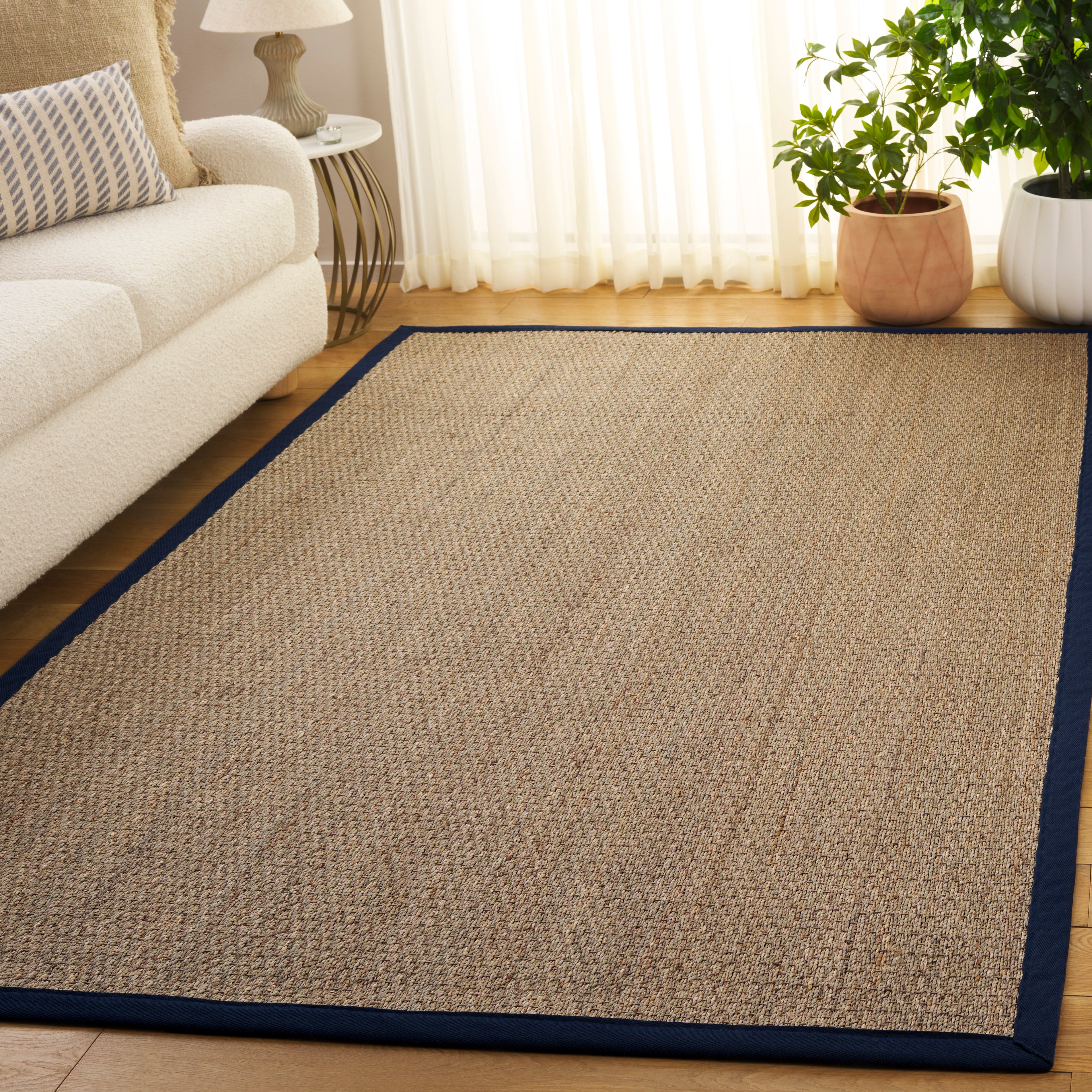 NATURAL FIBER 111 – NATURAL / NAVY BLUE