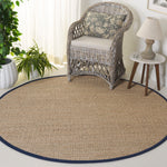 NATURAL FIBER 111 – NATURAL / NAVY BLUE