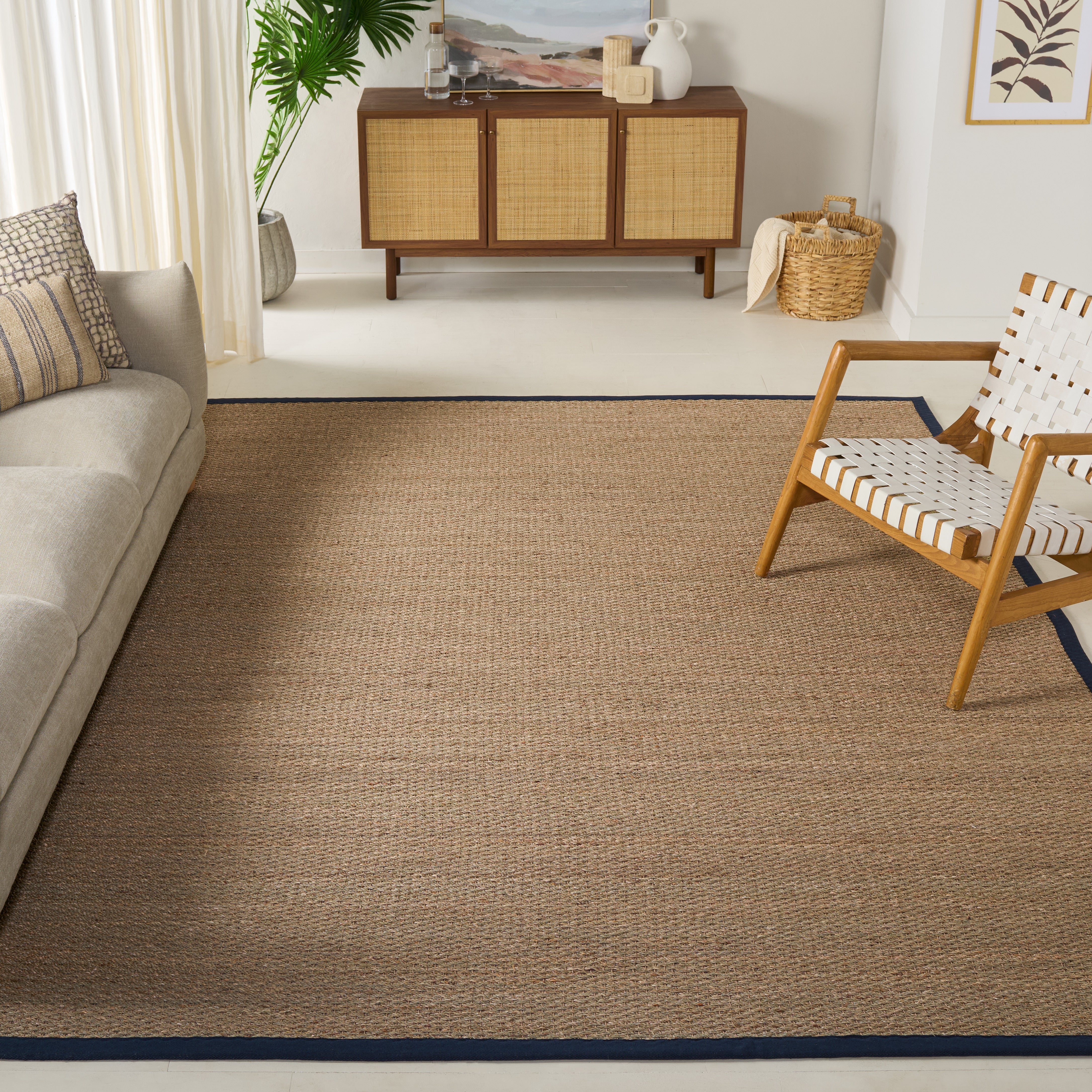 NATURAL FIBER 111 – NATURAL / NAVY BLUE