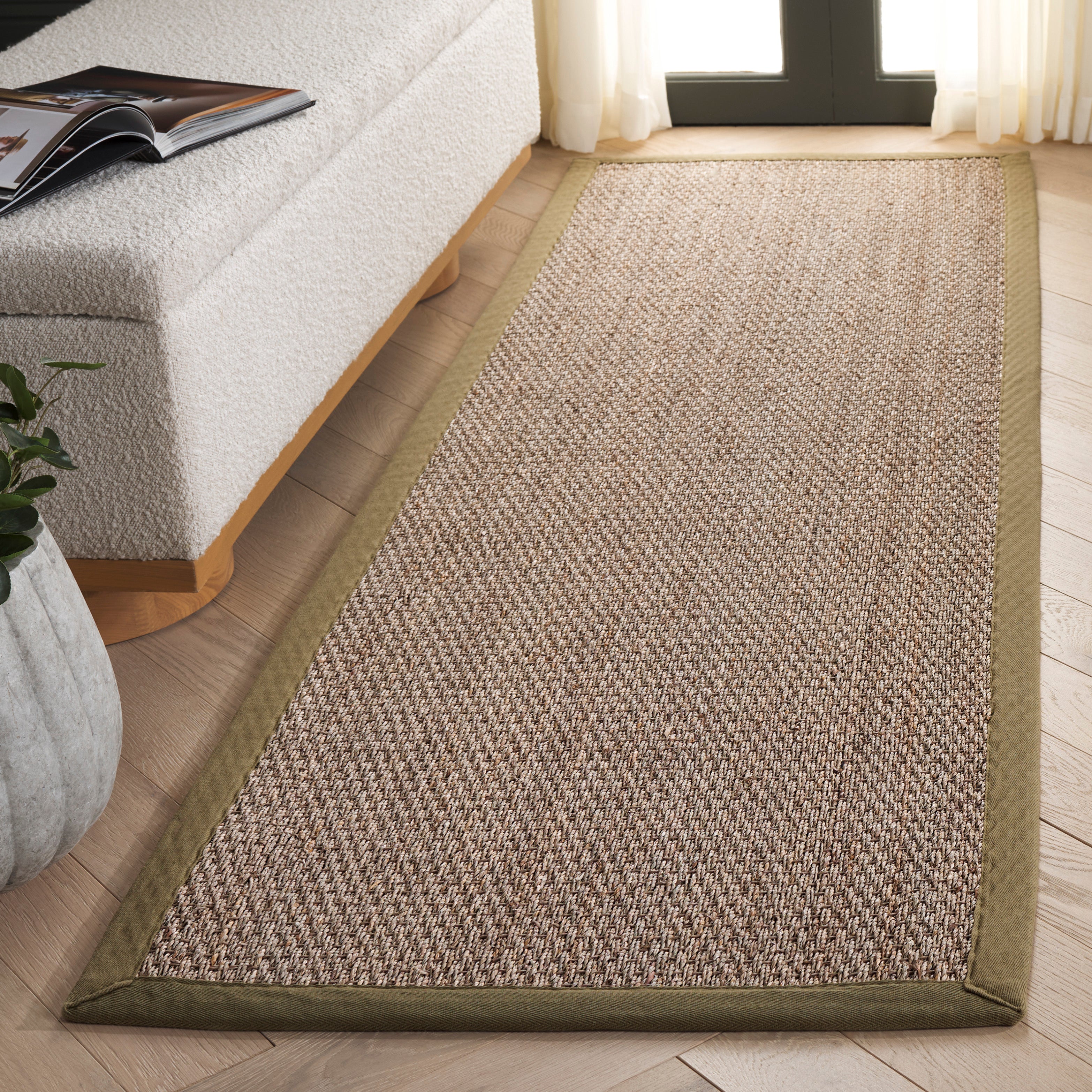 NATURAL FIBER 111 – NATURAL / OLIVE