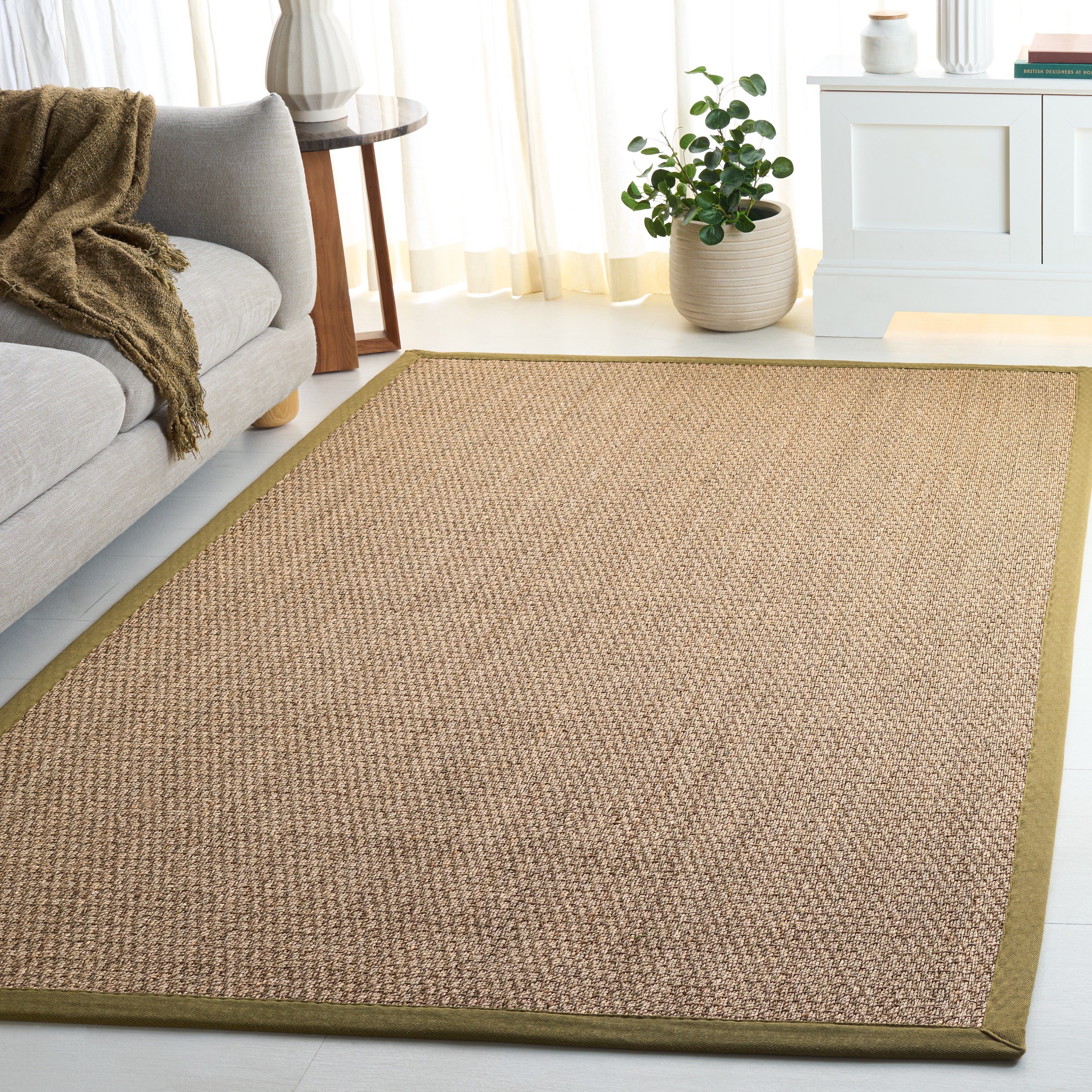 NATURAL FIBER 111 – NATURAL / OLIVE