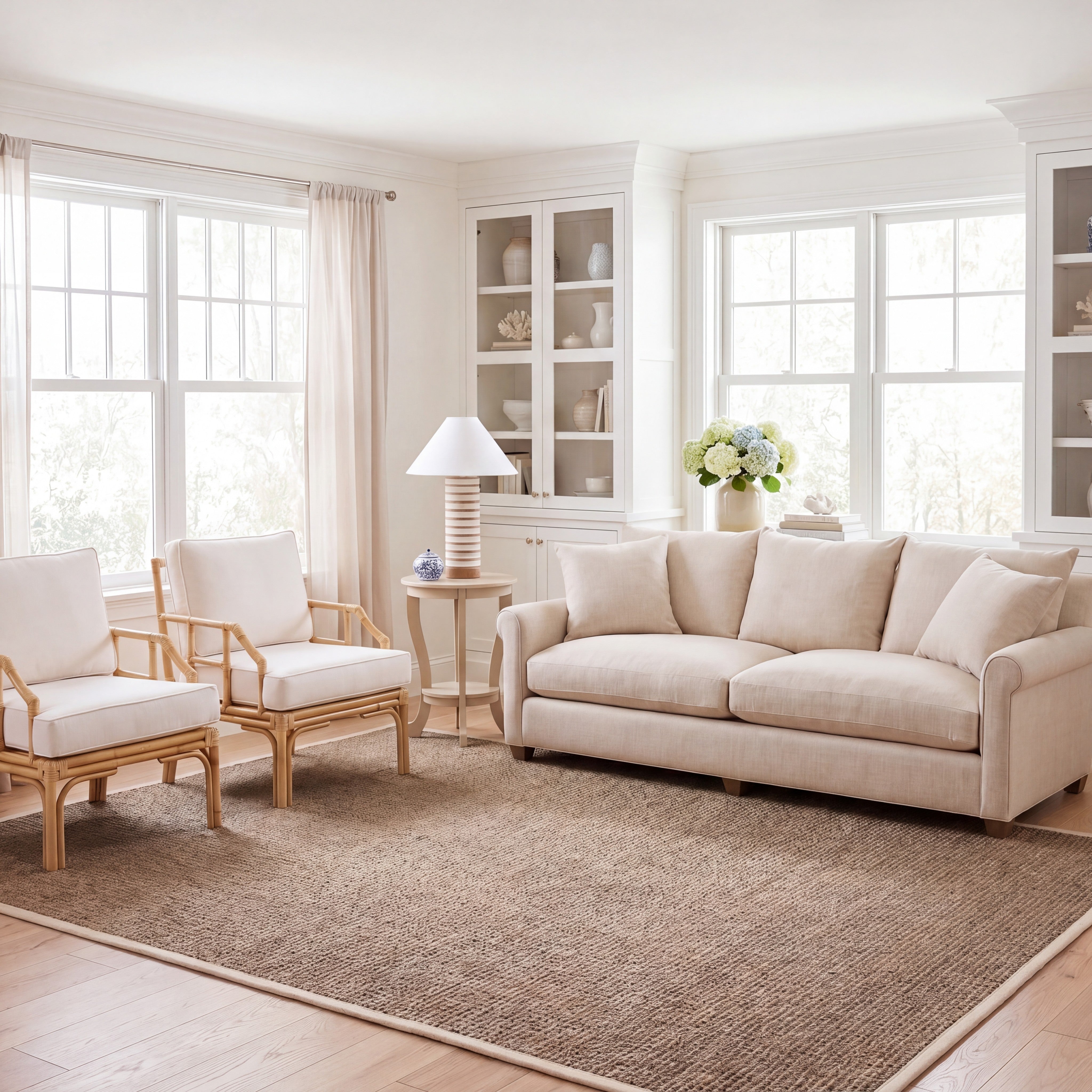 NATURAL FIBER 111 – NATURAL / IVORY
