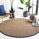 Natural / Navy Blue