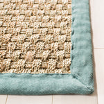 Natural / Dusty Teal Blue