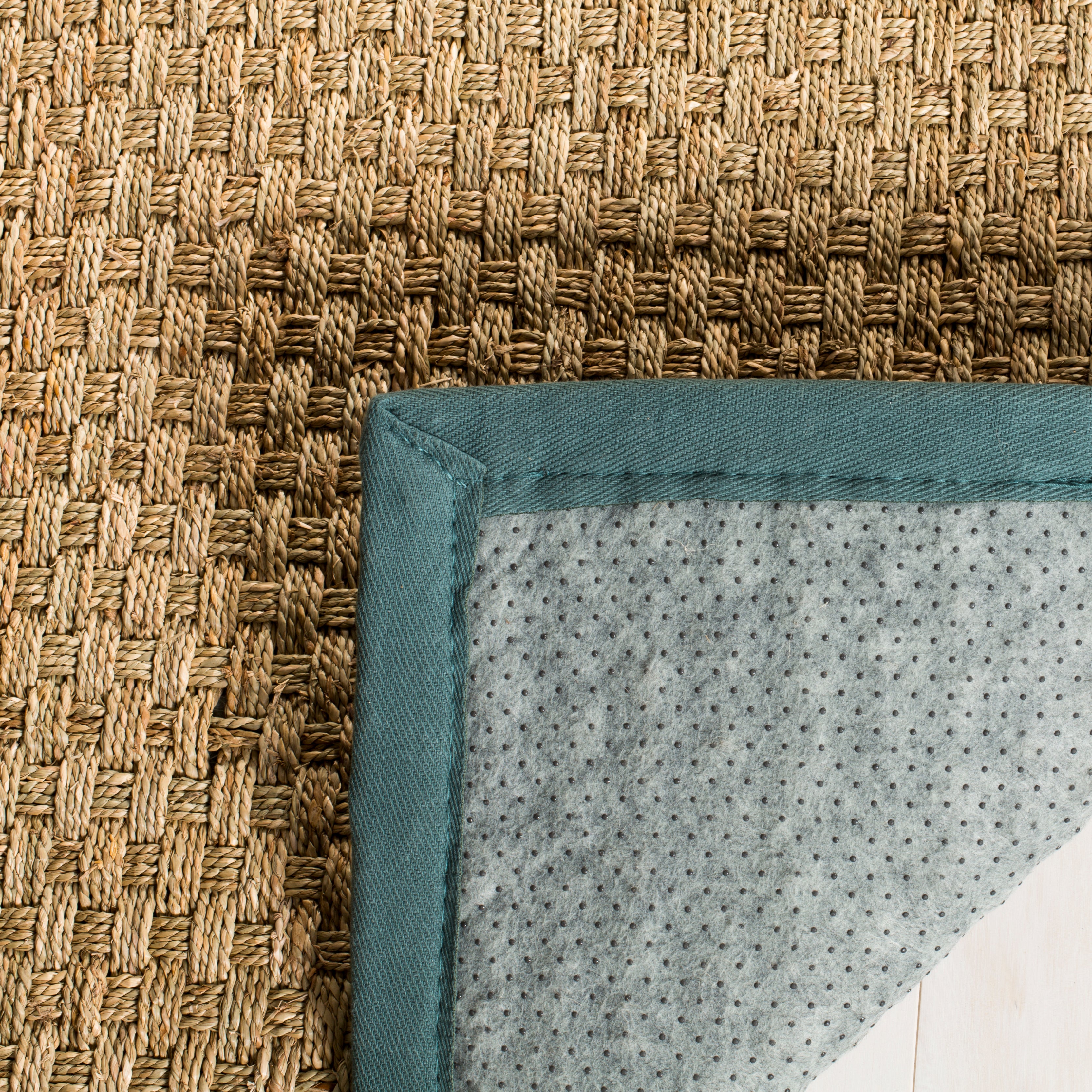 Natural / Dusty Teal Blue