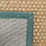 Natural / Dusty Teal Blue