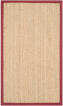 NATURAL / BURGUNDY RED