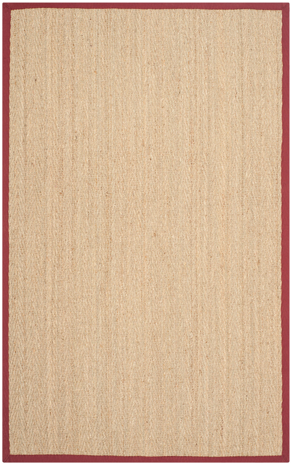 NATURAL / BURGUNDY RED