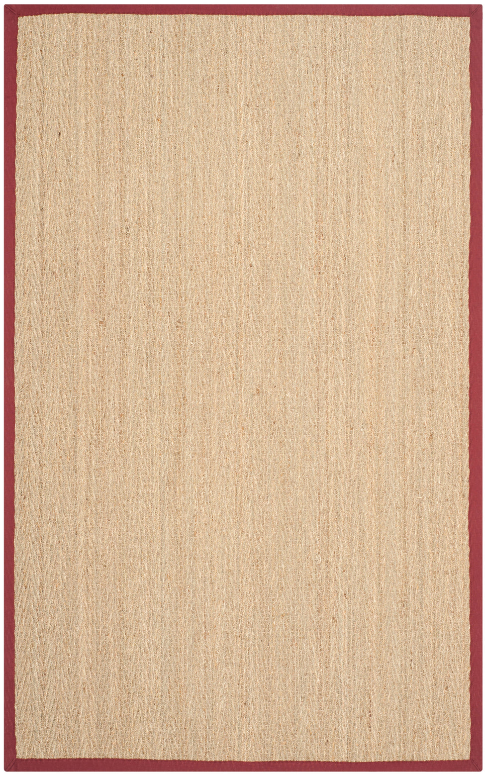 NATURAL / BURGUNDY RED