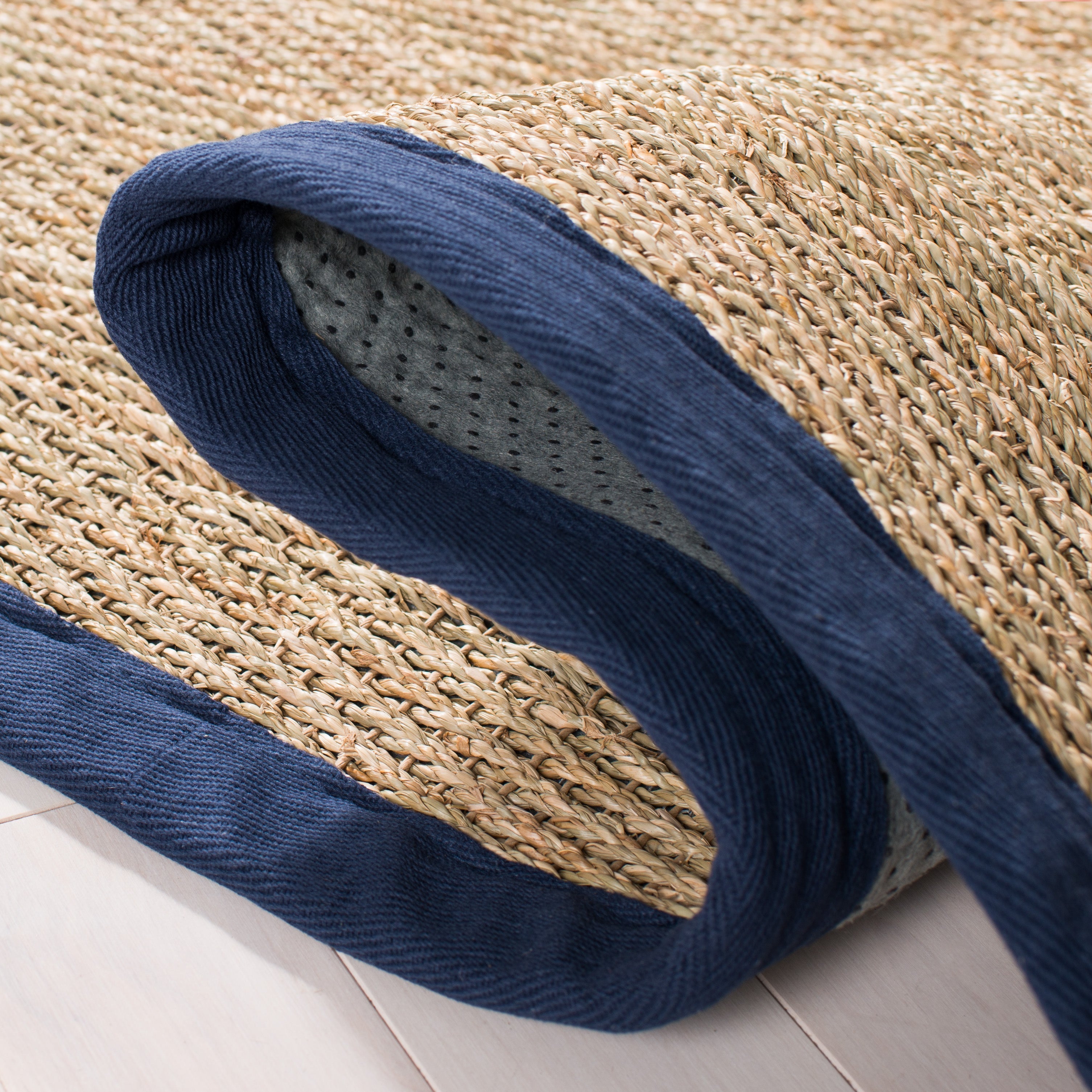 NATURAL / NAVY BLUE