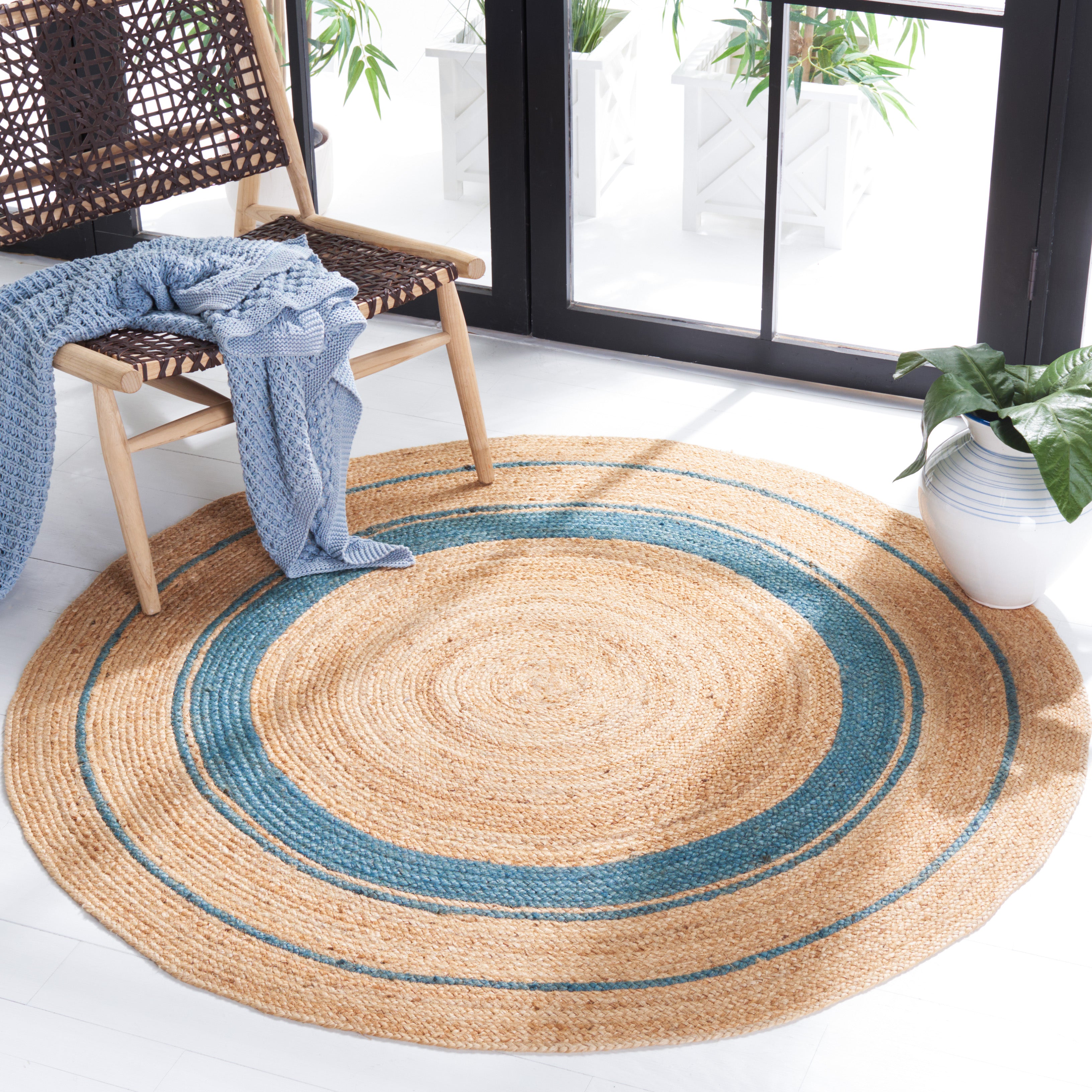 NATURAL FIBER 120 – NAVY / NATURAL