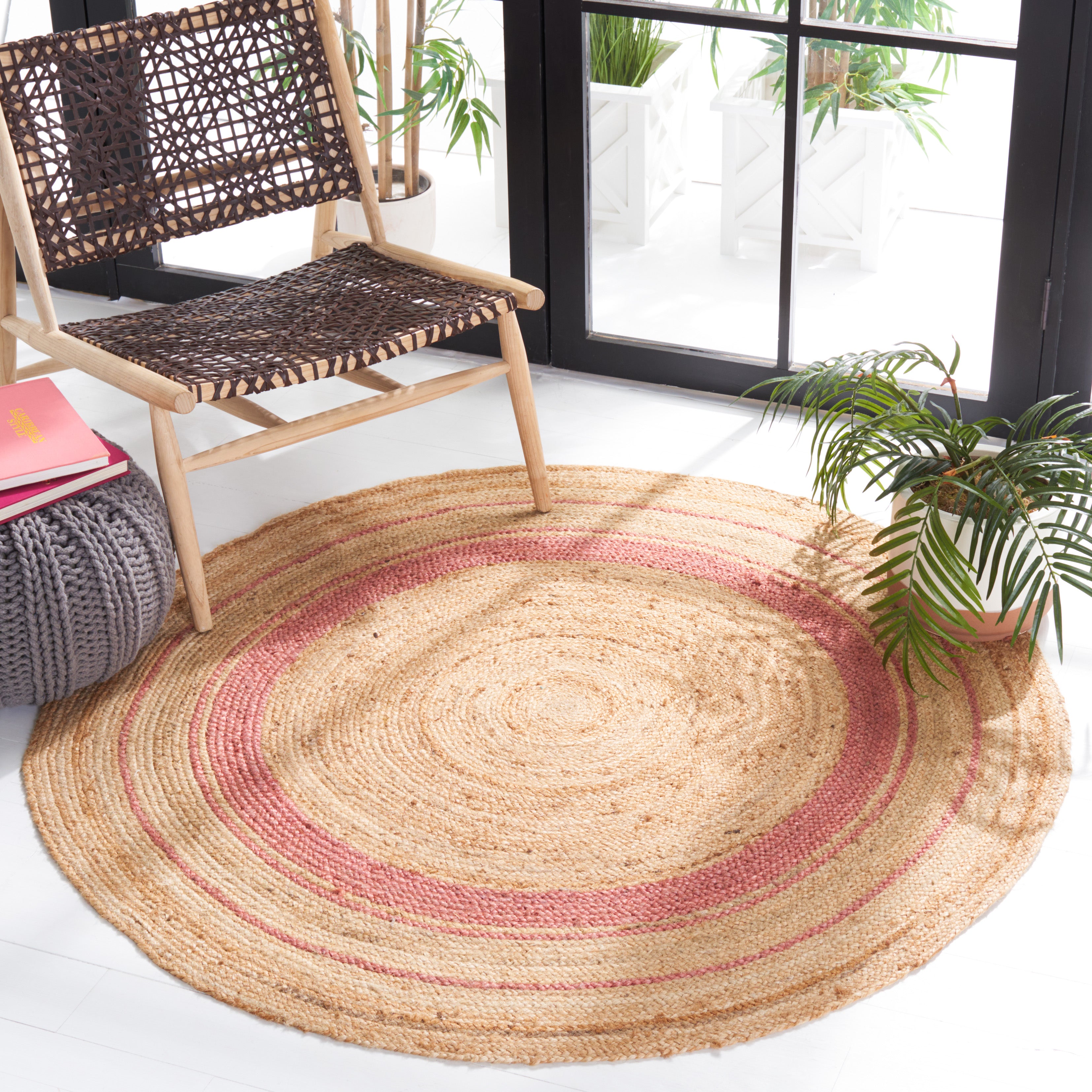 NATURAL FIBER 120 – PINK / NATURAL