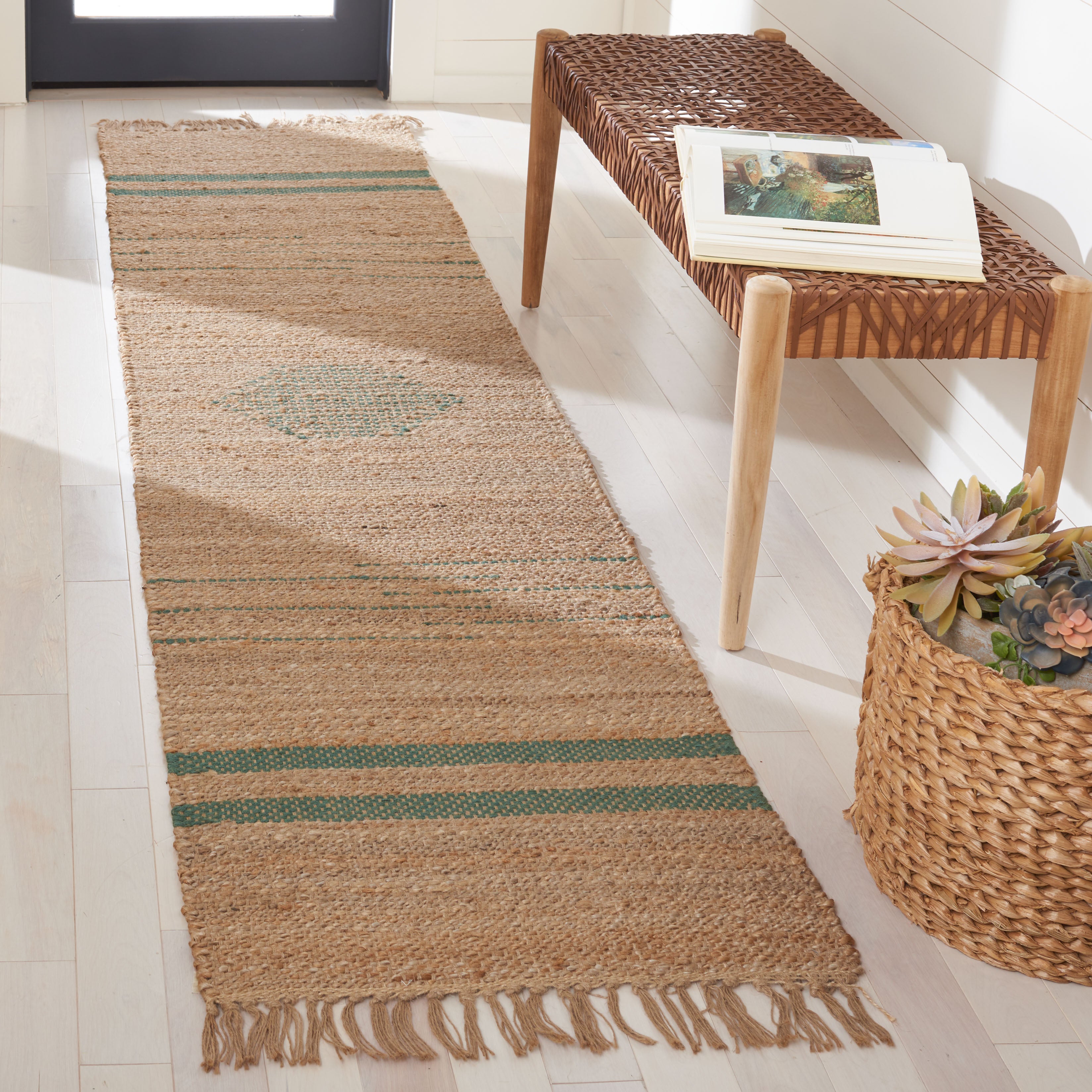 NATURAL FIBER 121 – GREEN / NATURAL