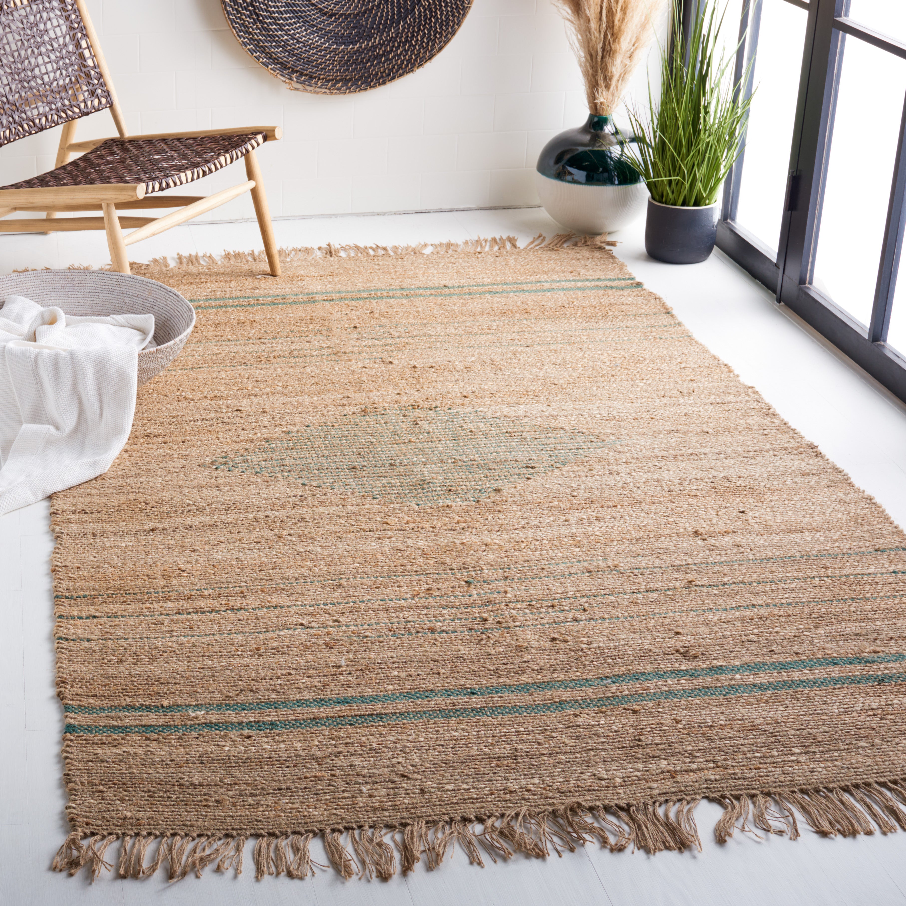 NATURAL FIBER 121 – GREEN / NATURAL