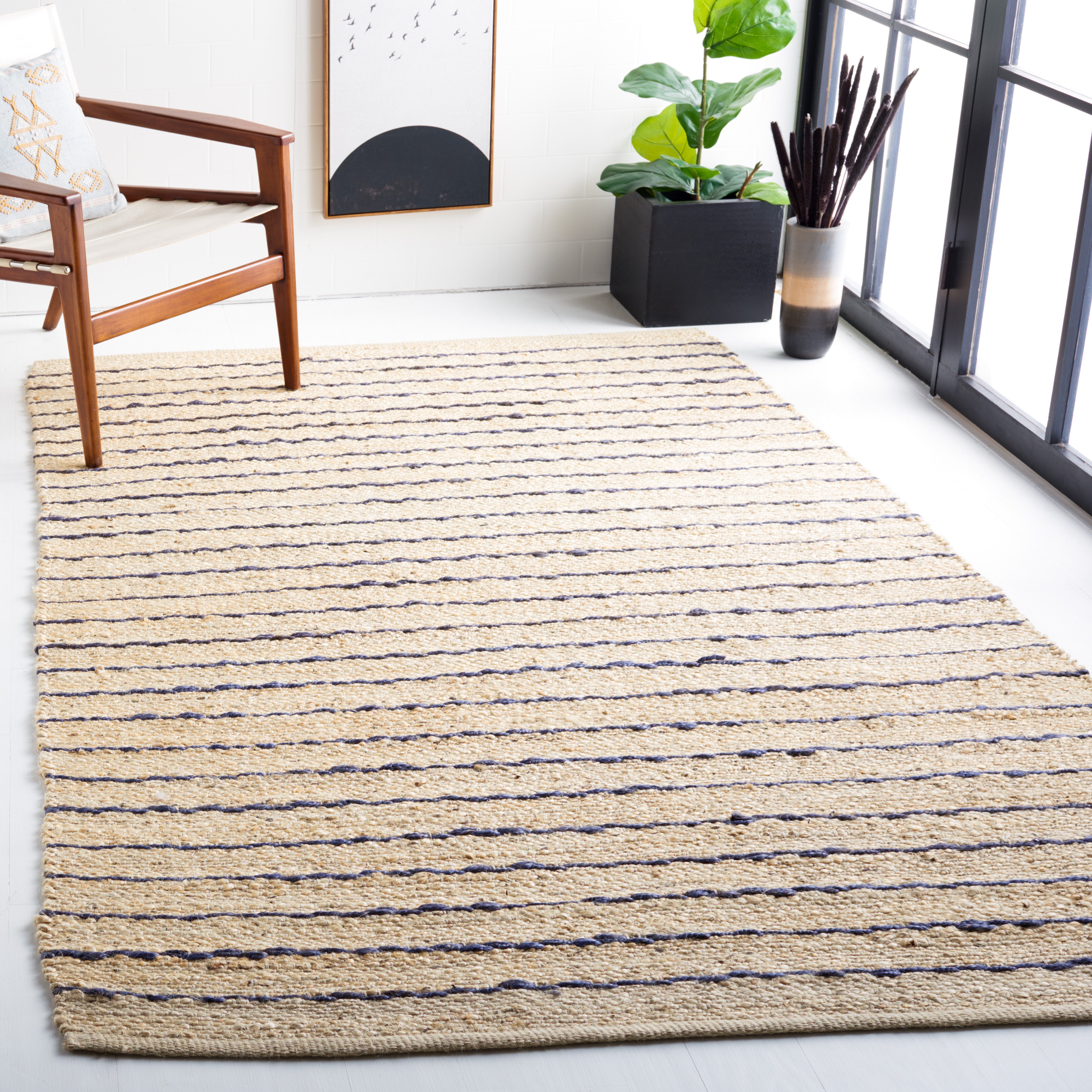 NATURAL FIBER 122 – NATURAL / PURPLE