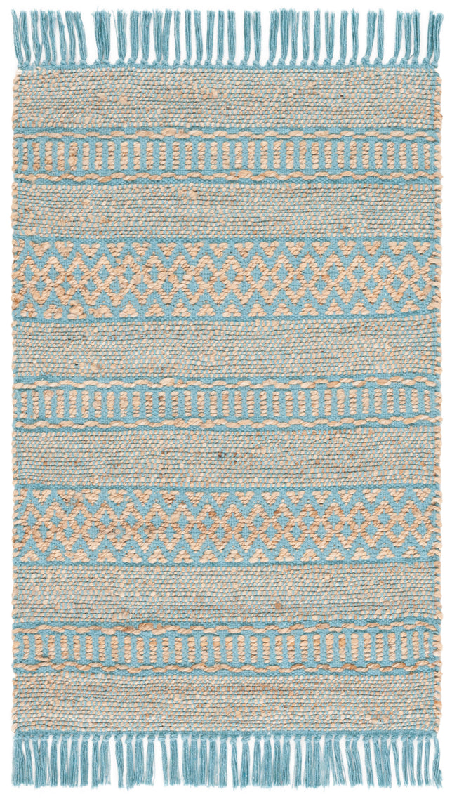 NATURAL FIBER 123 – NATURAL / AQUA