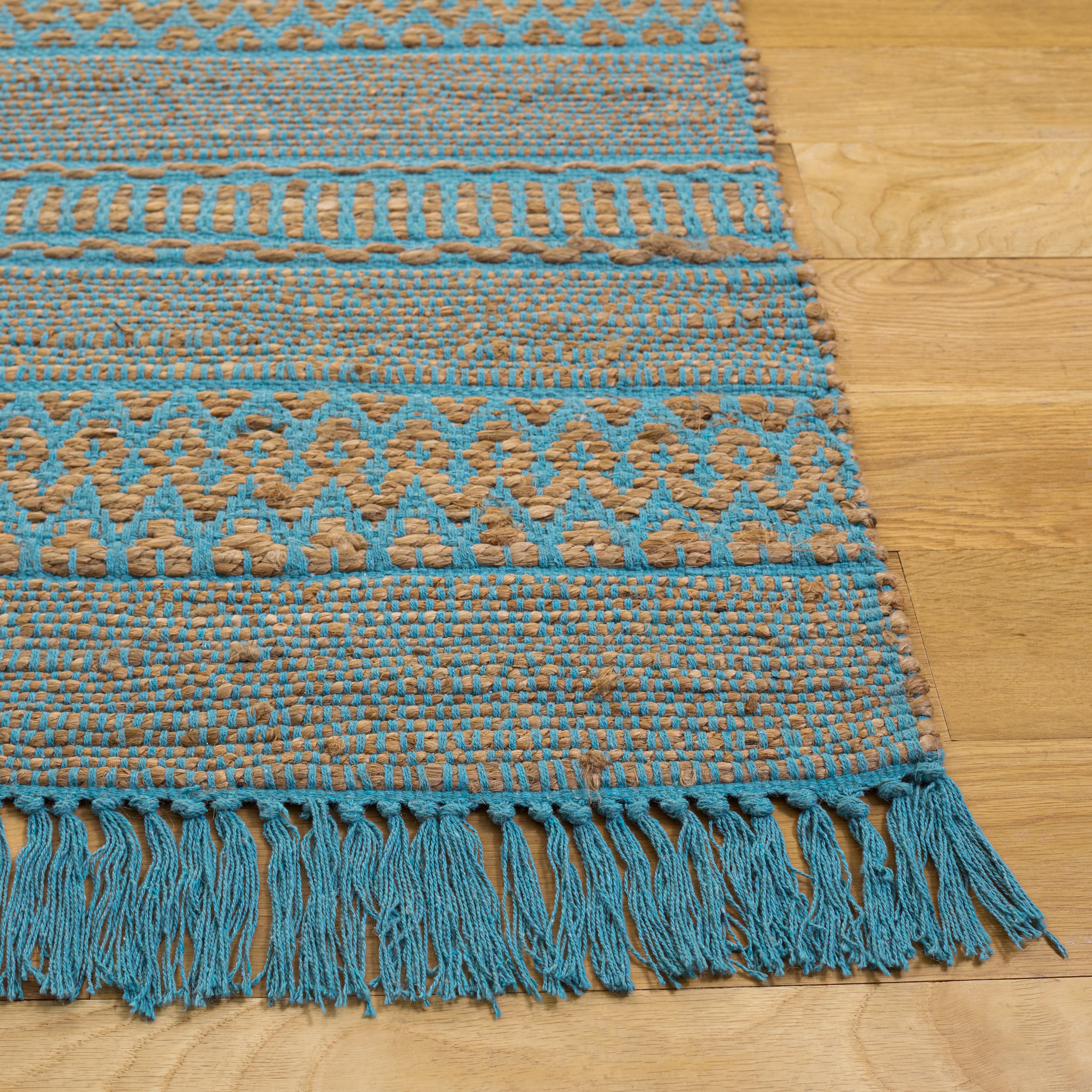 NATURAL FIBER 123 – NATURAL / AQUA
