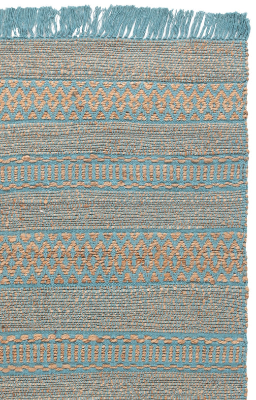 NATURAL FIBER 123 – NATURAL / AQUA