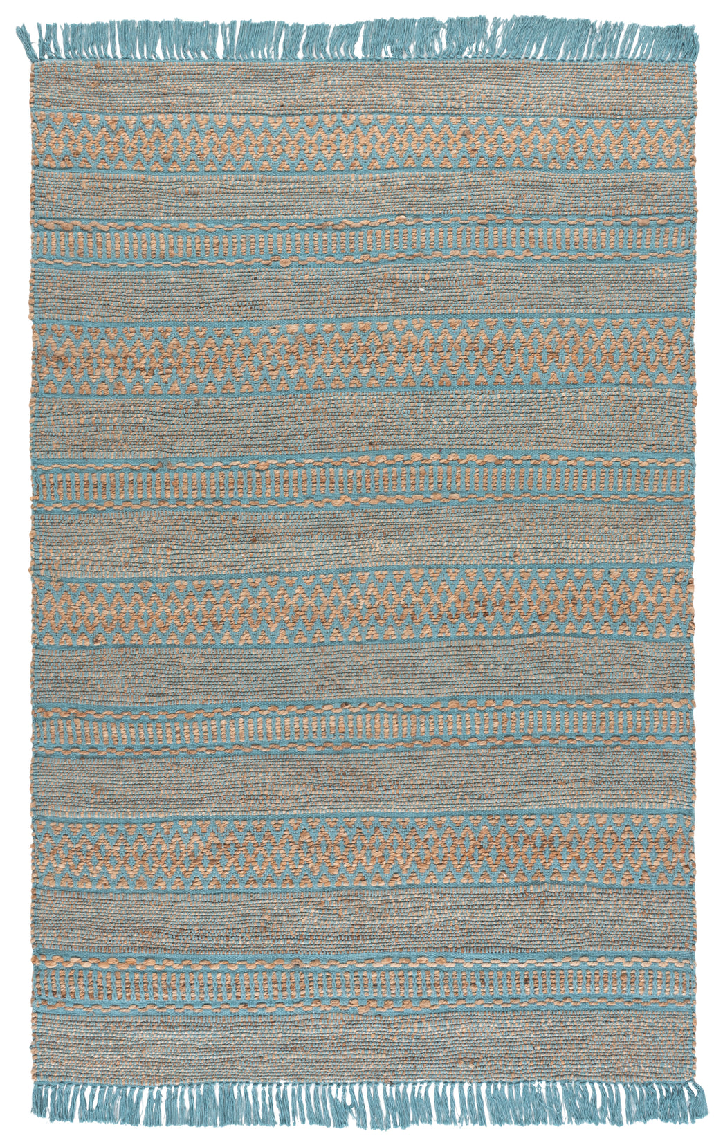NATURAL FIBER 123 – NATURAL / AQUA