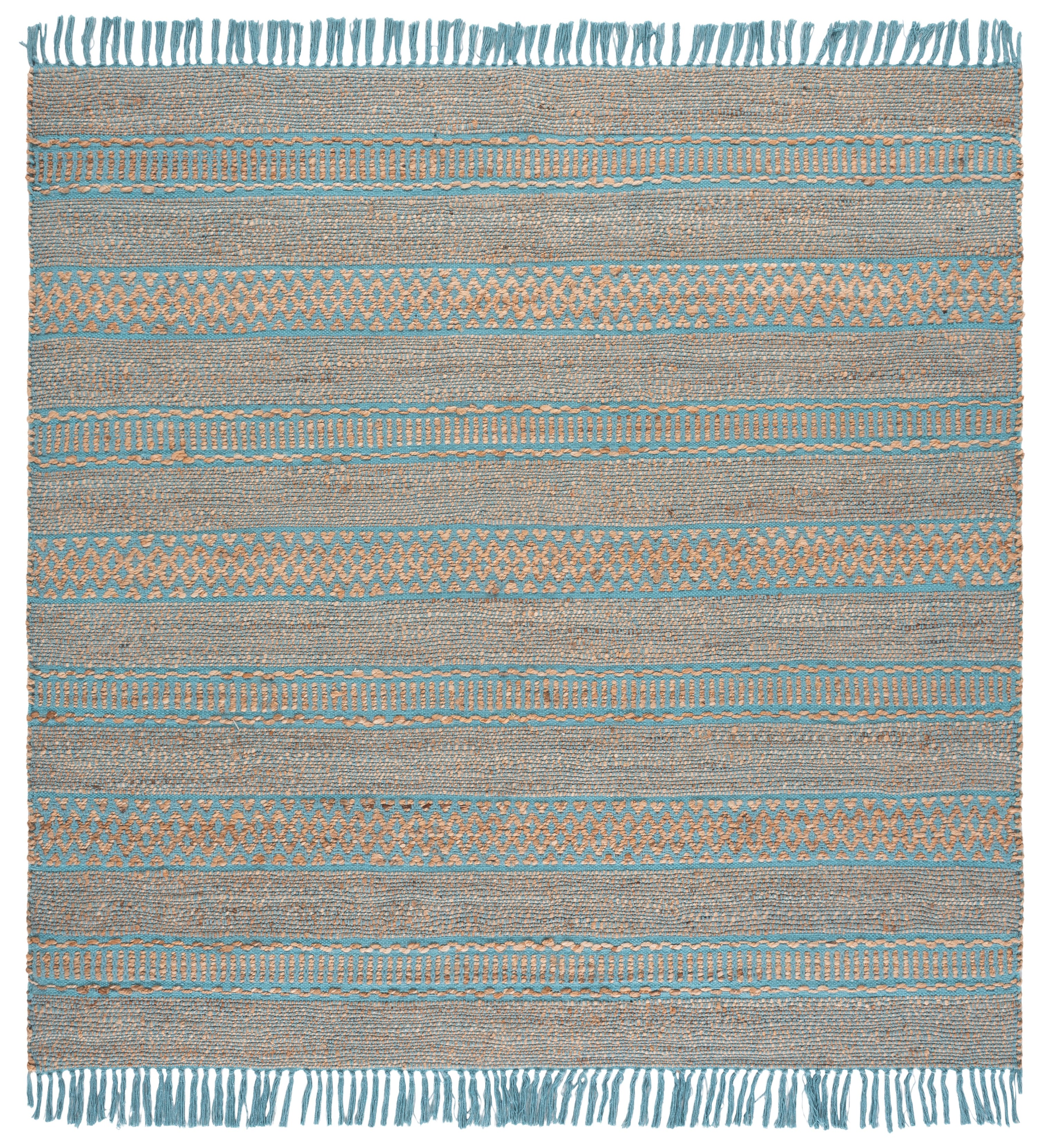 NATURAL FIBER 123 – NATURAL / AQUA