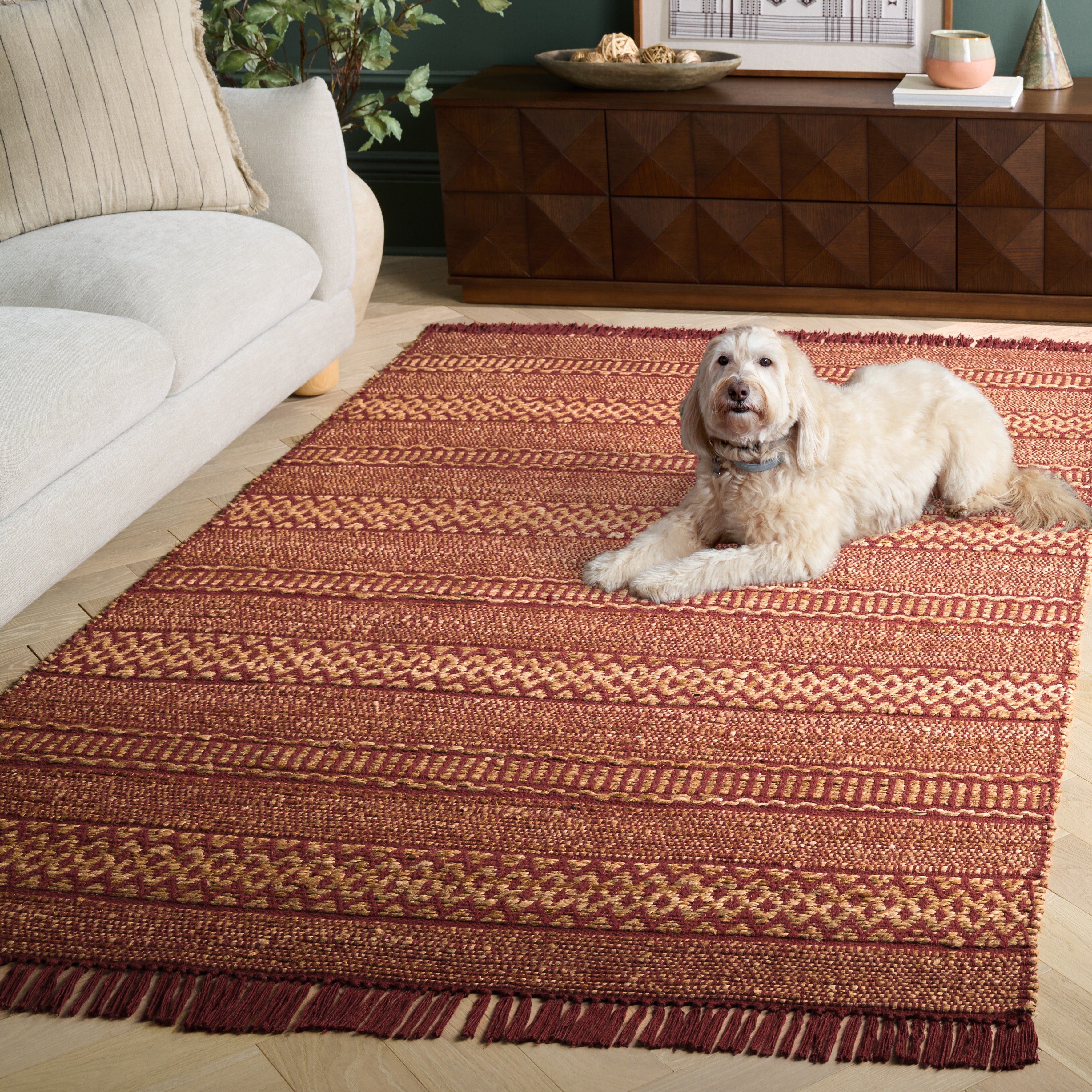 NATURAL FIBER 123 – NATURAL / RUST