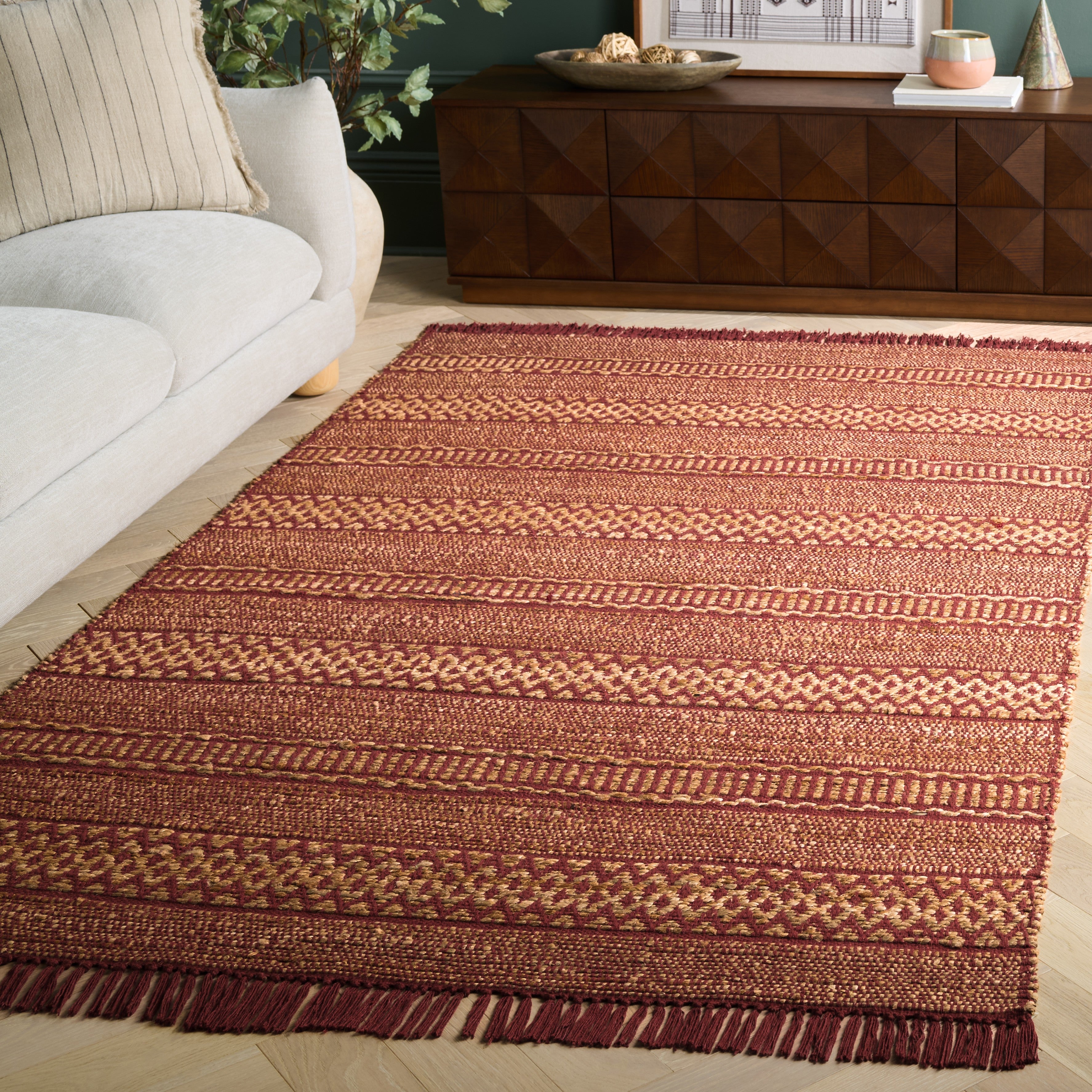 NATURAL FIBER 123 – NATURAL / RUST