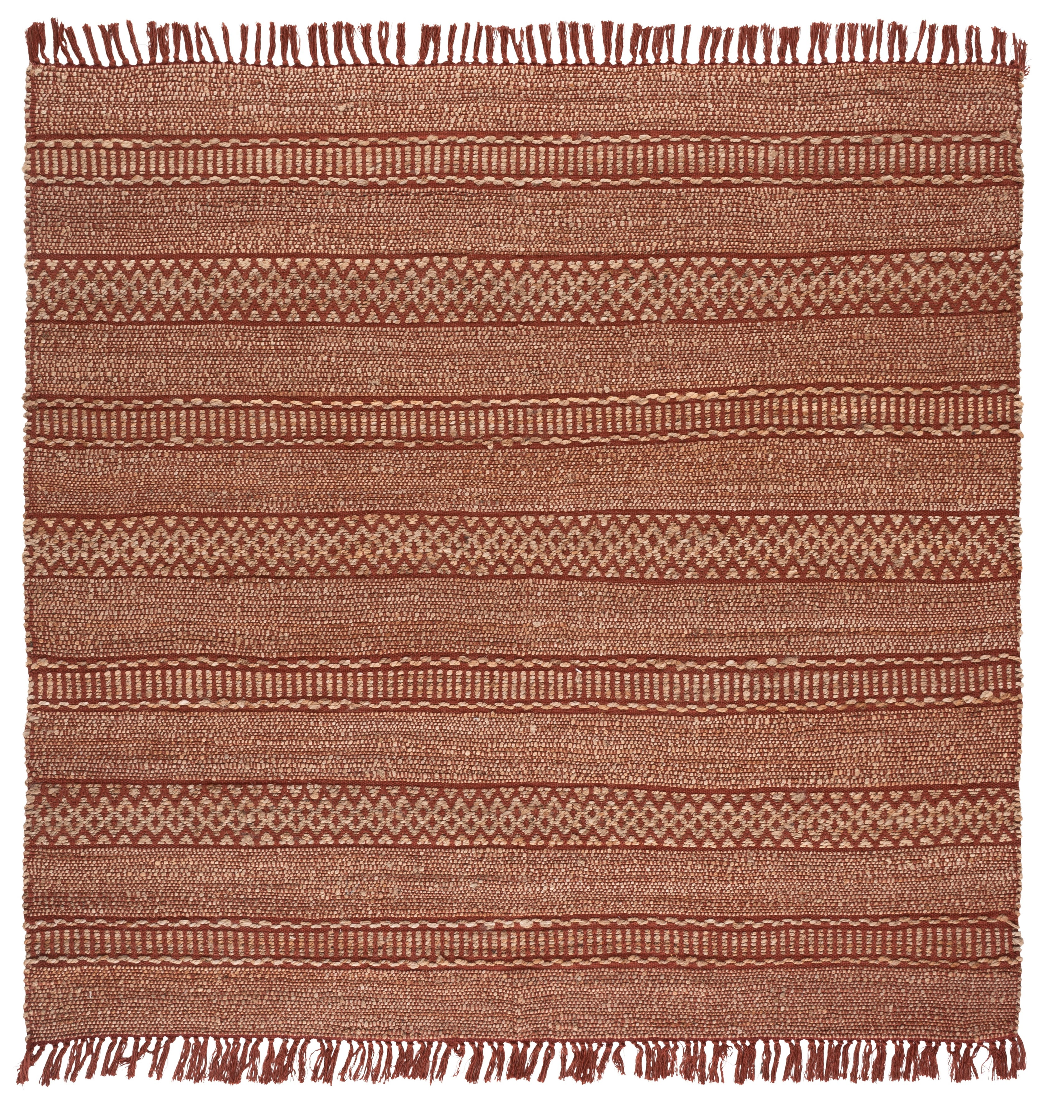 NATURAL FIBER 123 – NATURAL / RUST
