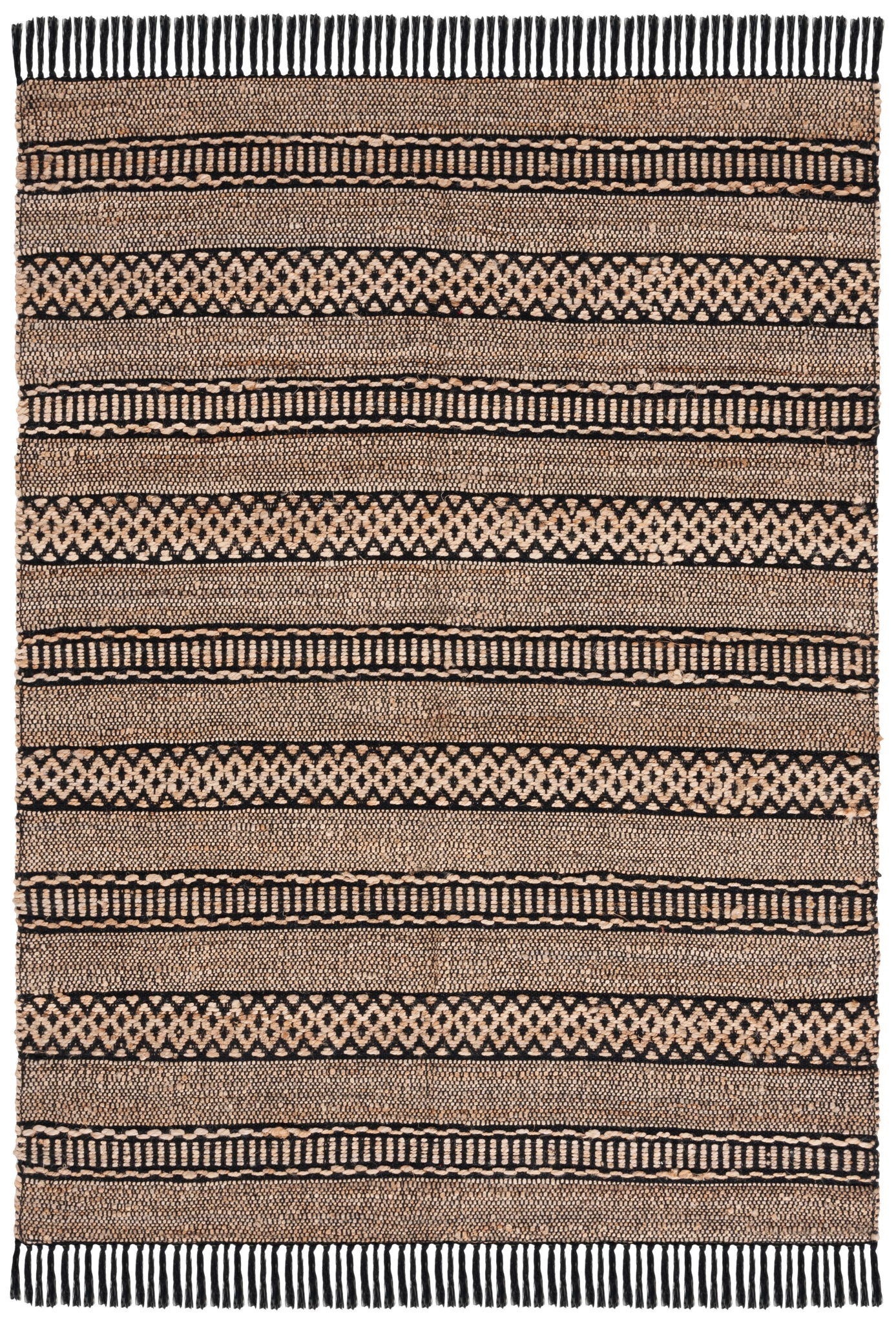 NATURAL FIBER 123 – NATURAL / BLACK