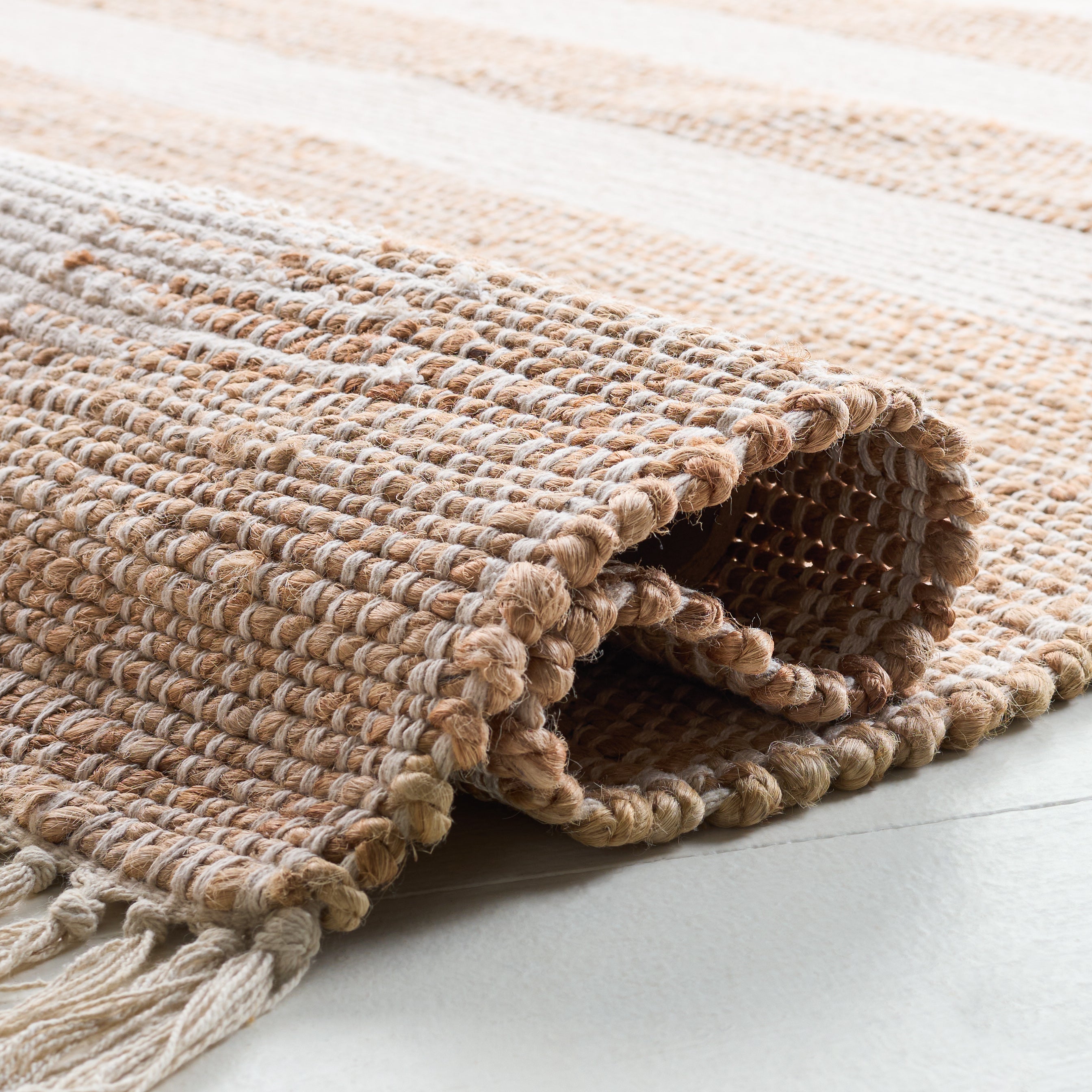 NATURAL FIBER 124 – NATURAL / IVORY