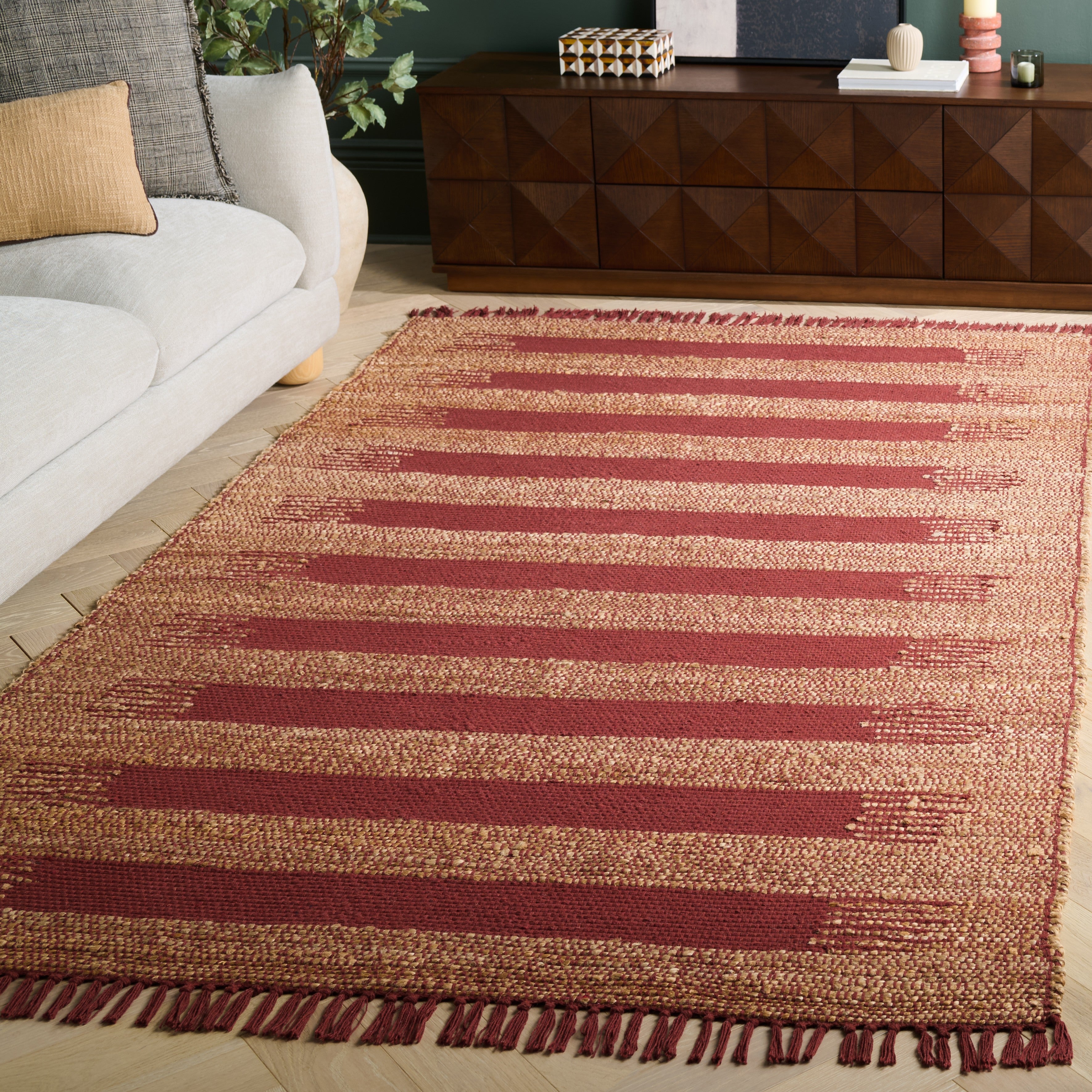 NATURAL FIBER 124 – NATURAL / RUST