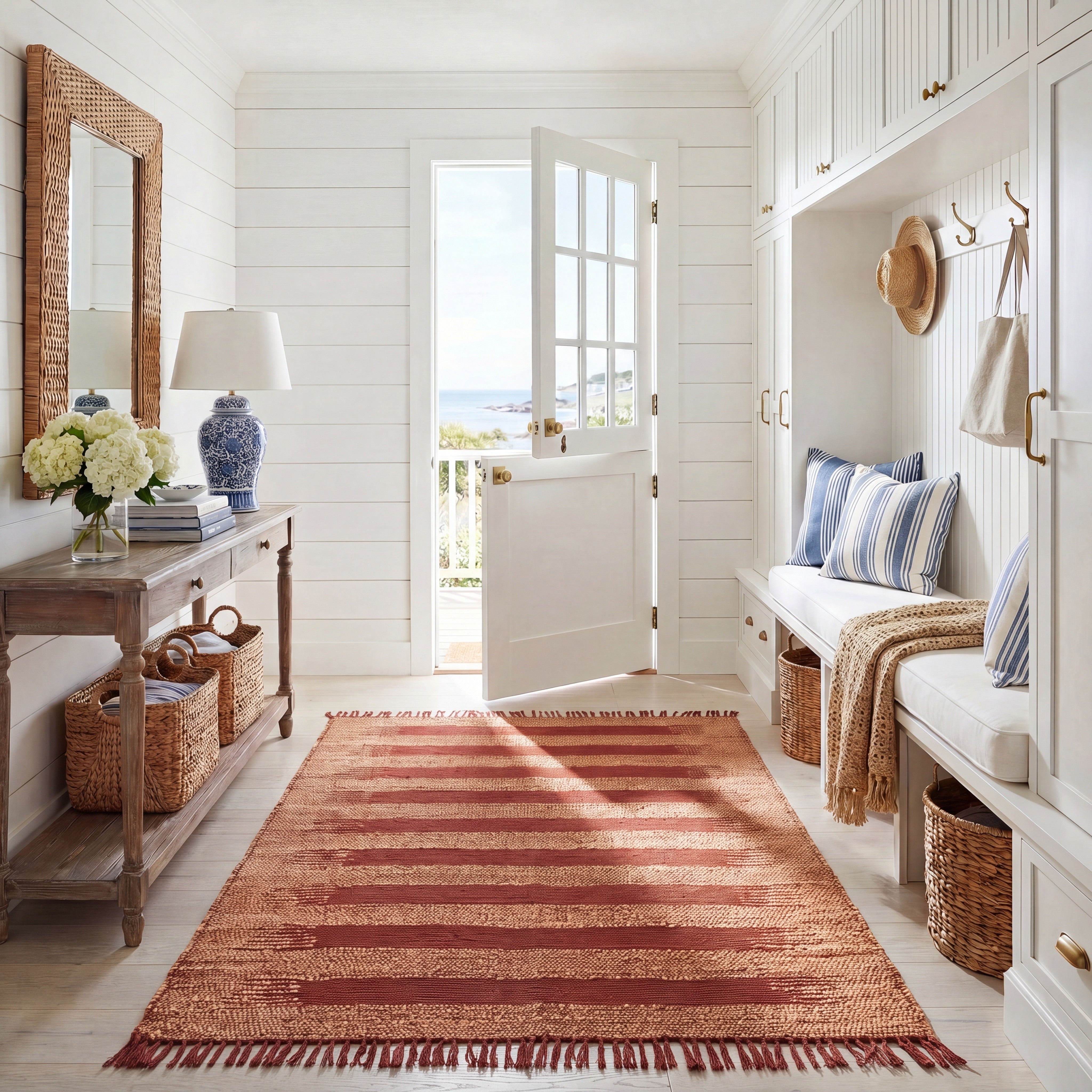 NATURAL FIBER 124 – NATURAL / RUST