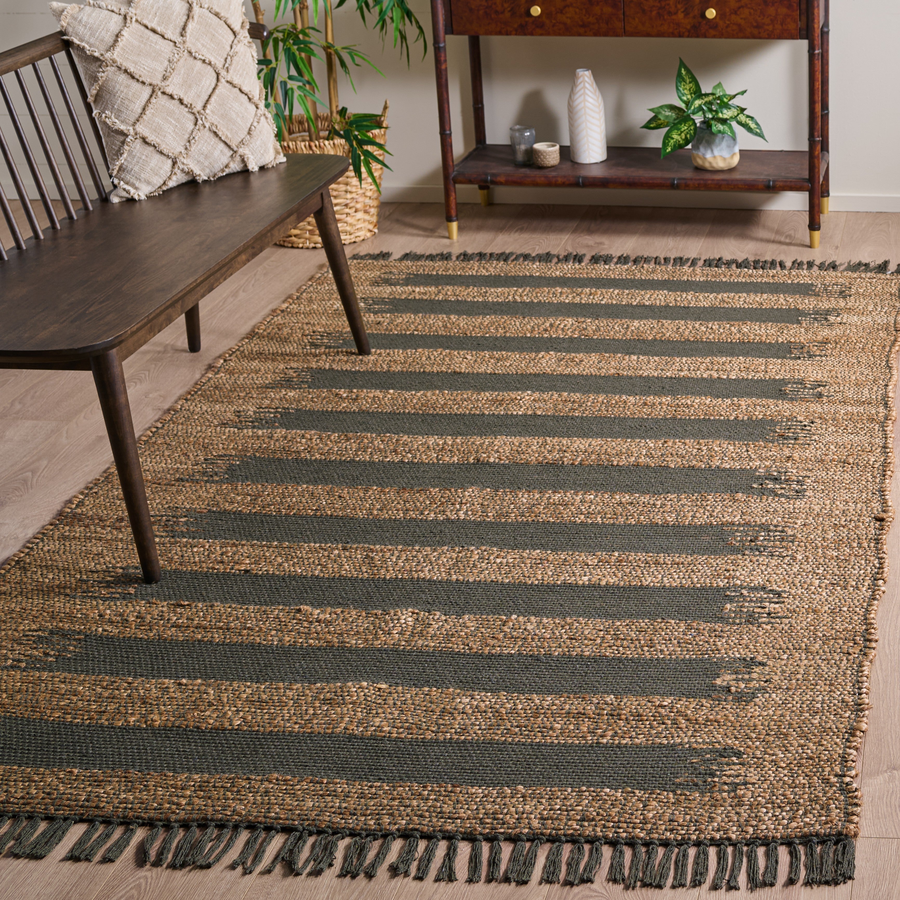 NATURAL FIBER 124 – NATURAL / GREEN