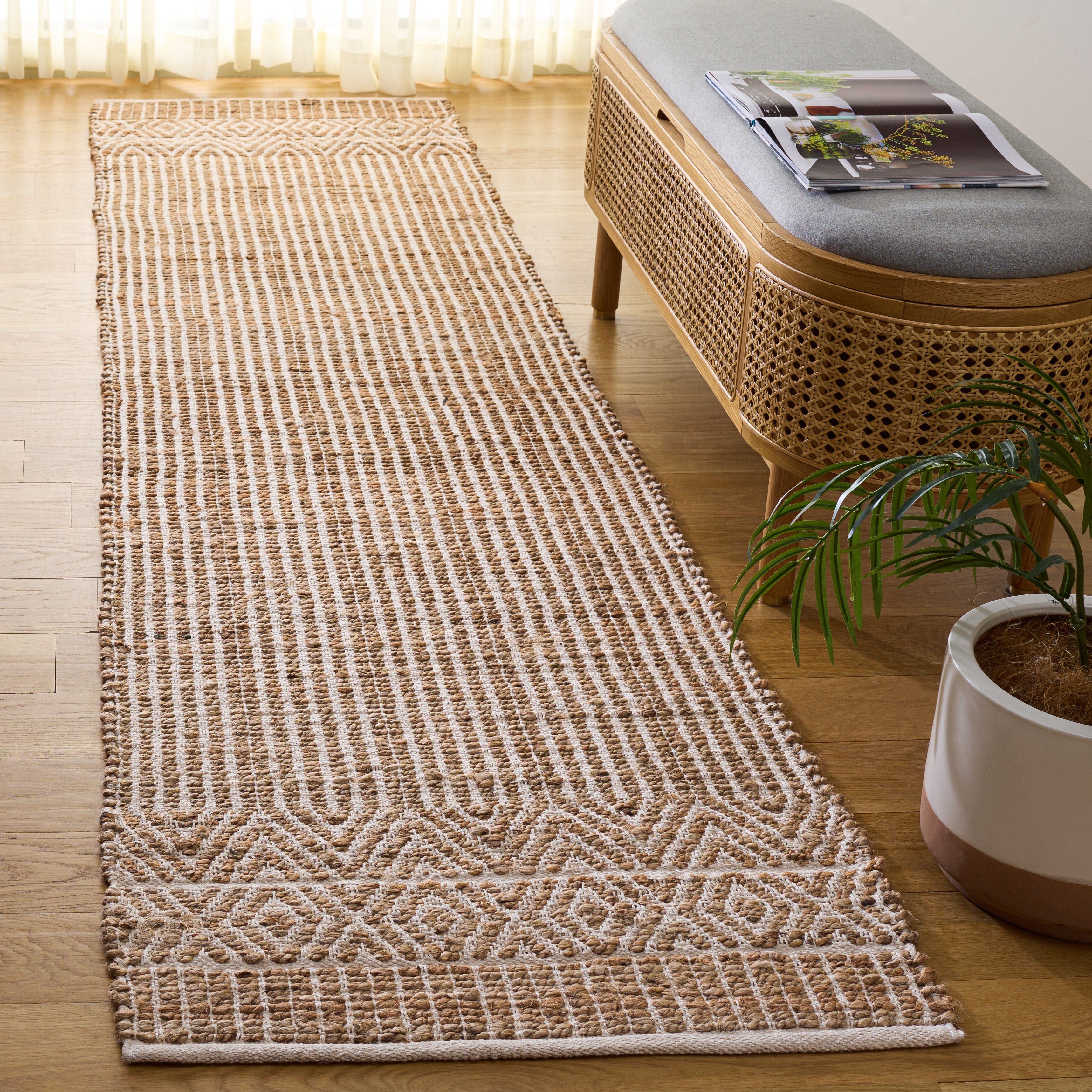 NATURAL FIBER 126 – NATURAL / IVORY