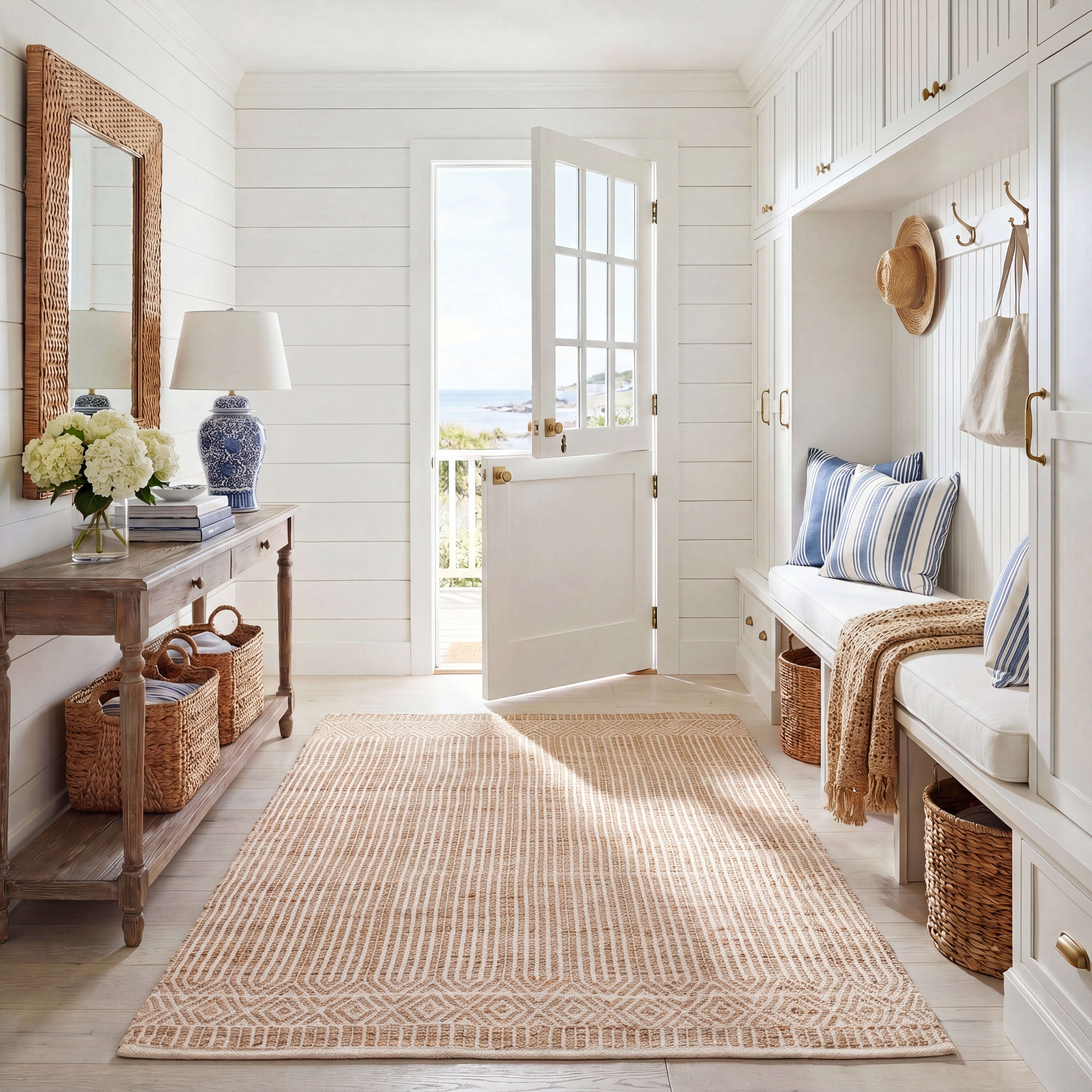 NATURAL FIBER 126 – NATURAL / IVORY