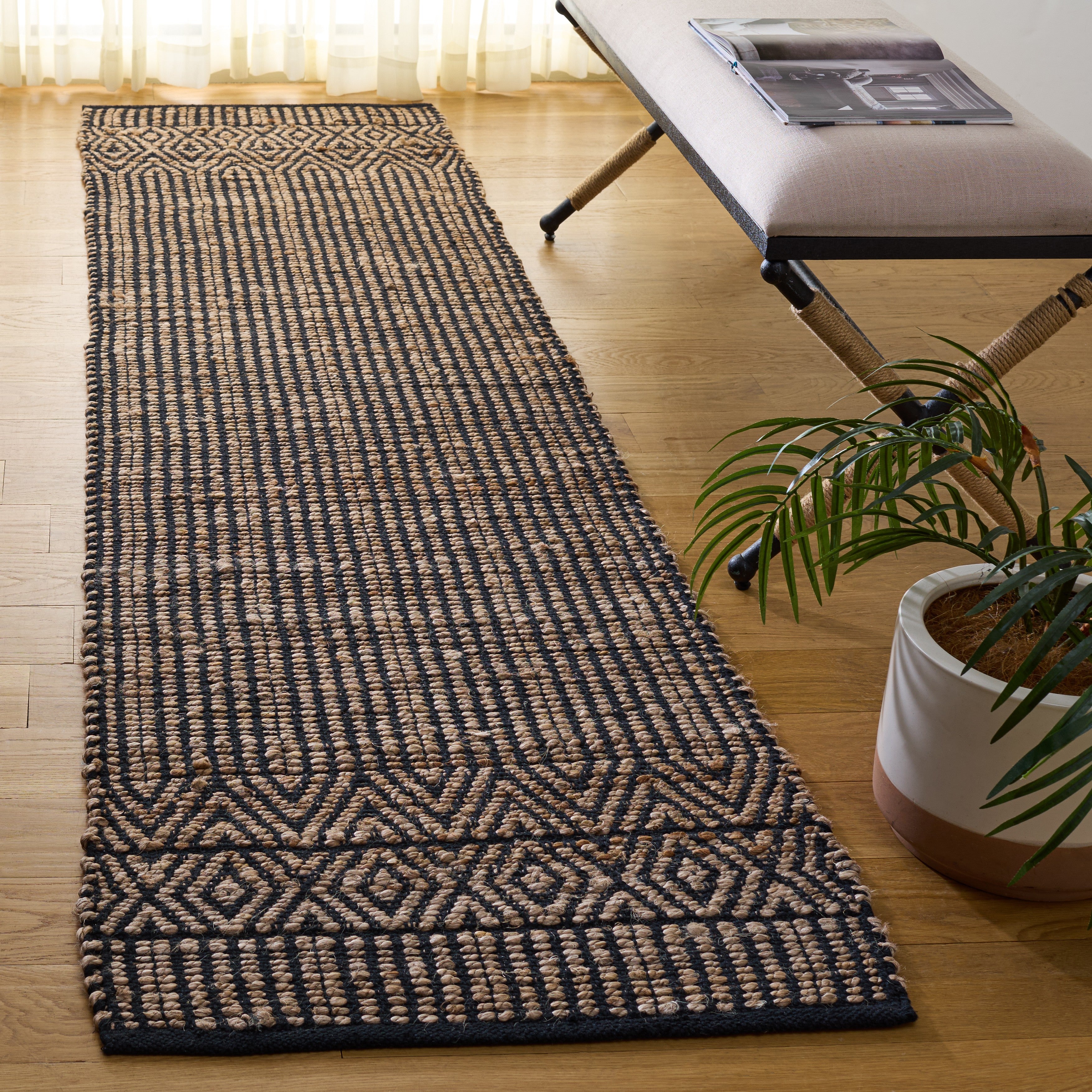 NATURAL FIBER 126 – NATURAL / BLACK